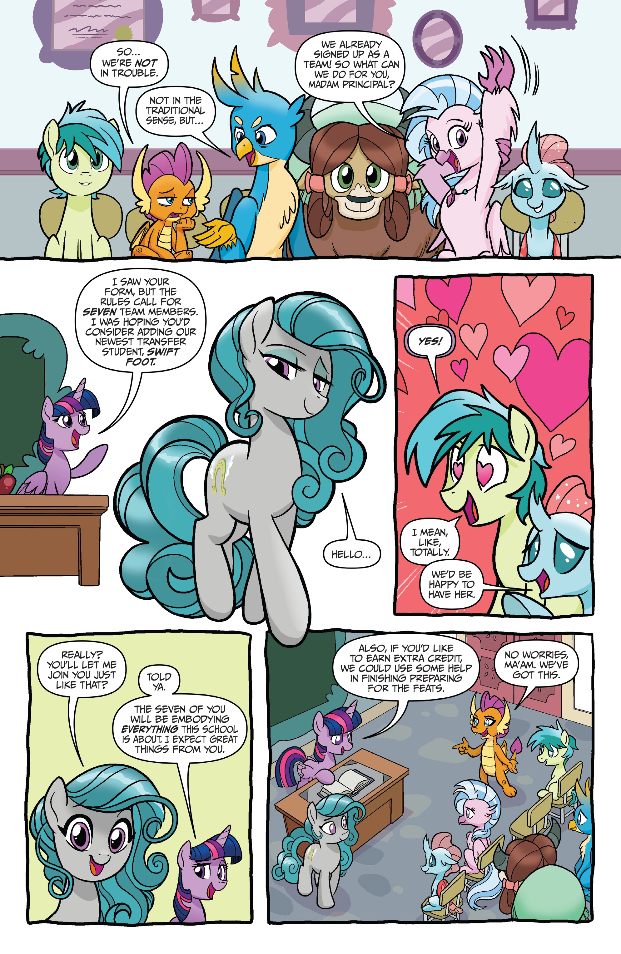 Read online My Little Pony Equestria Girls: Canterlot High: March Radness comic -  Issue # Full - 49