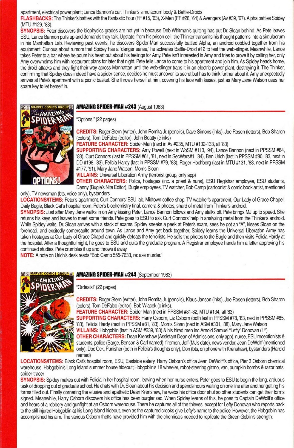 Read online Official Index to the Marvel Universe comic -  Issue #5 - 24