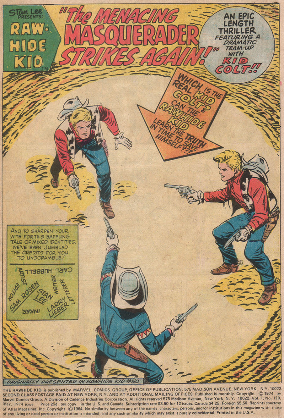 Read online The Rawhide Kid comic -  Issue #120 - 3