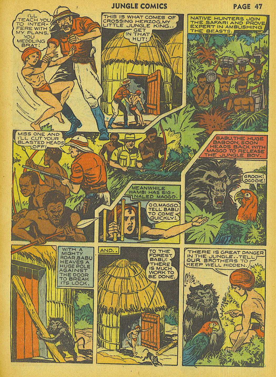 Read online Jungle Comics comic -  Issue #27 - 49