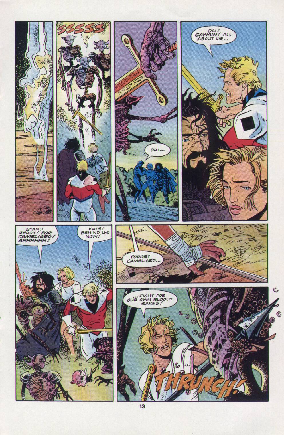 Read online The Knights of Pendragon comic -  Issue #6 - 13