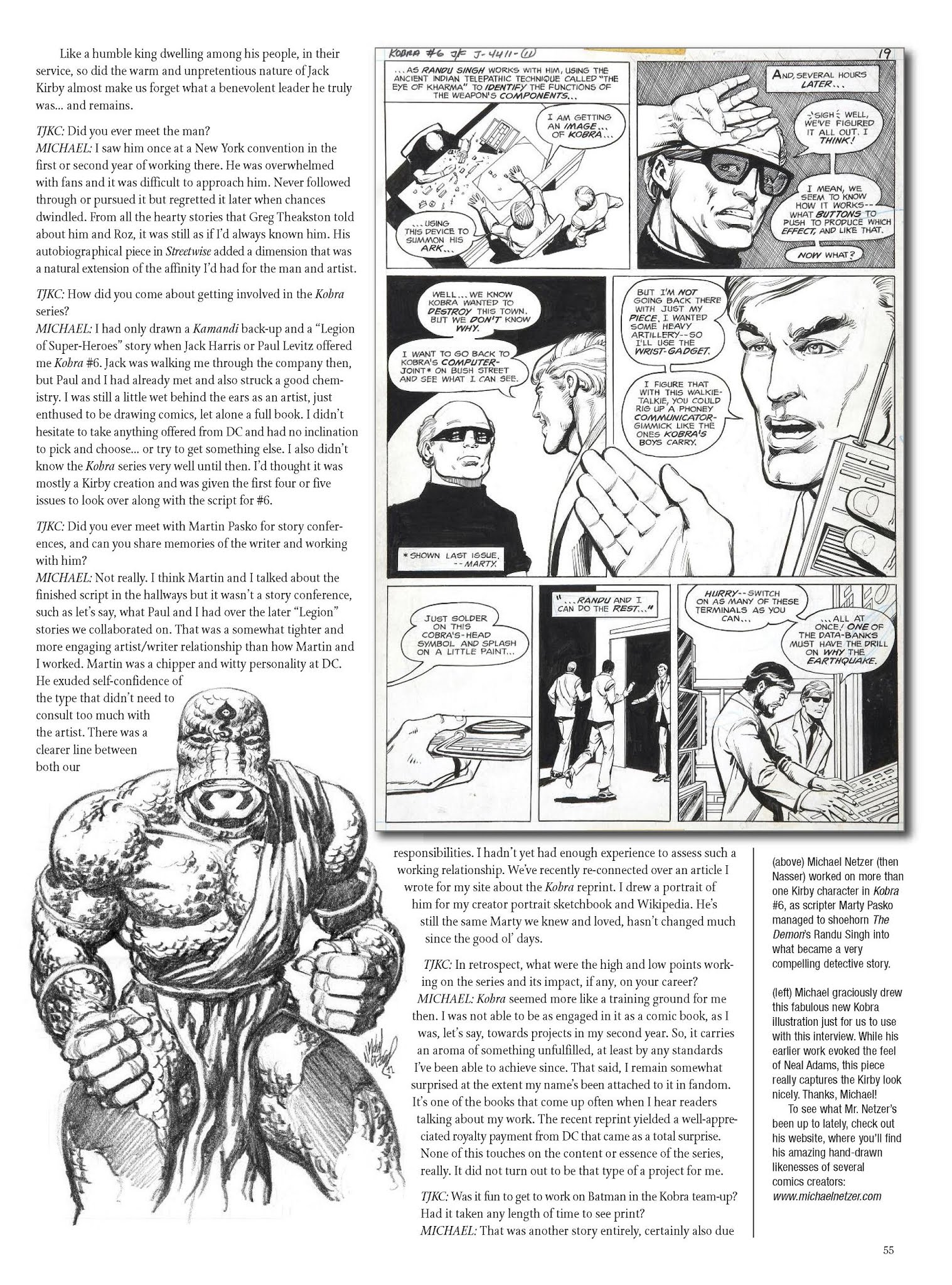 Read online The Jack Kirby Collector comic -  Issue #56 - 53