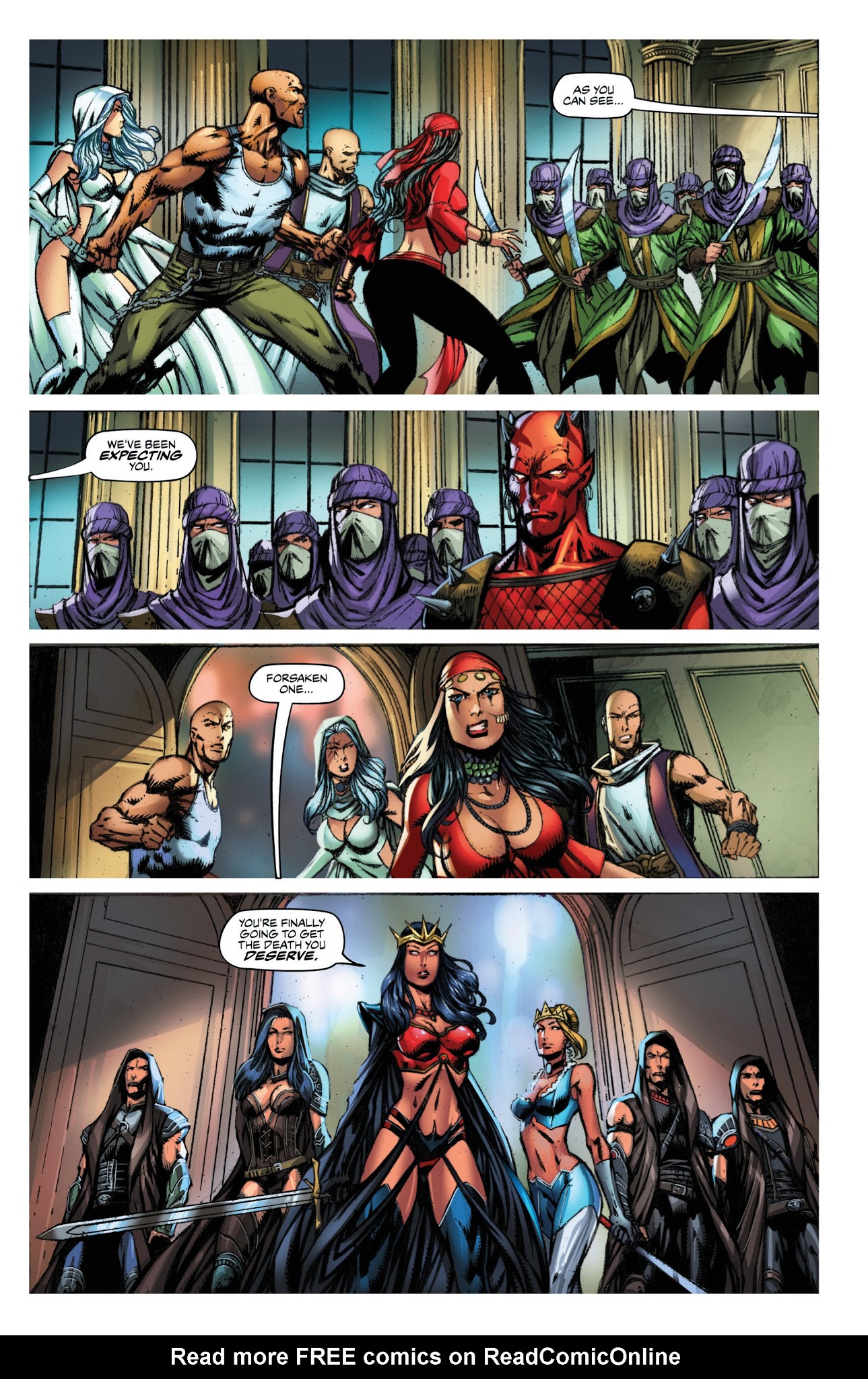 Read online Grimm Fairy Tales: Tarot comic -  Issue #5 - 22