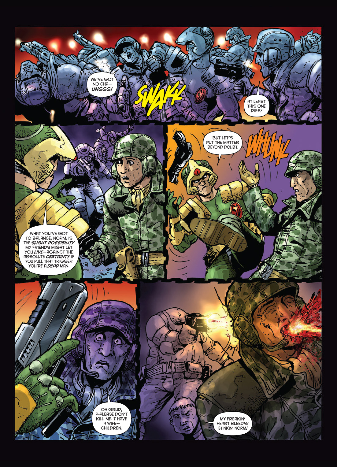 Read online Strontium Dog: The Life and Death of Johnny Alpha: Dogs of War comic -  Issue # TPB - 61