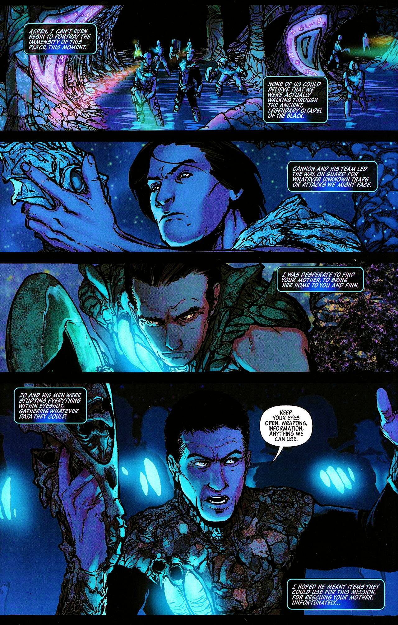 Read online Fathom: Blue Descent comic -  Issue #3 - 4