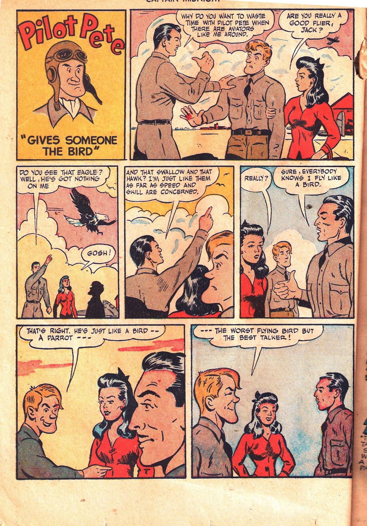 Read online Captain Midnight (1942) comic -  Issue #45 - 14