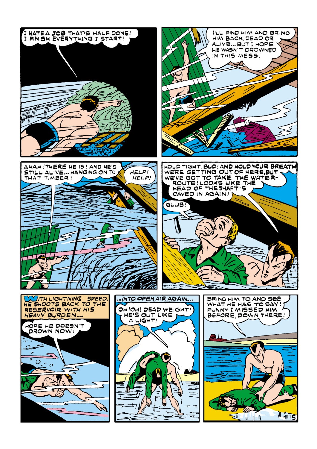 Read online Sub-Mariner Comics comic -  Issue #2 - 39