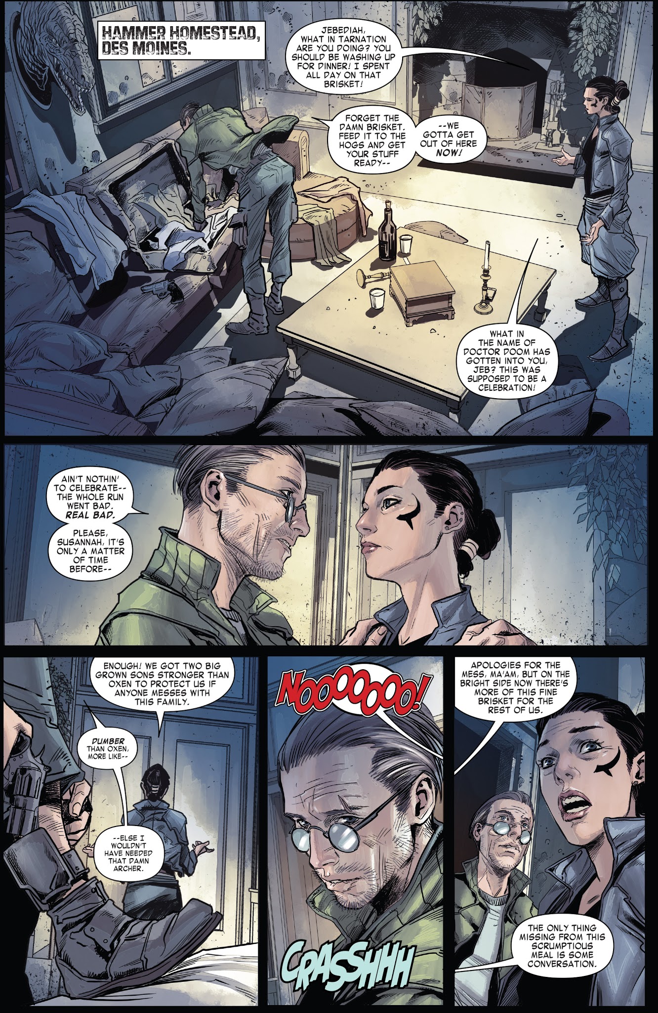 Read online Old Man Hawkeye comic -  Issue #2 - 2