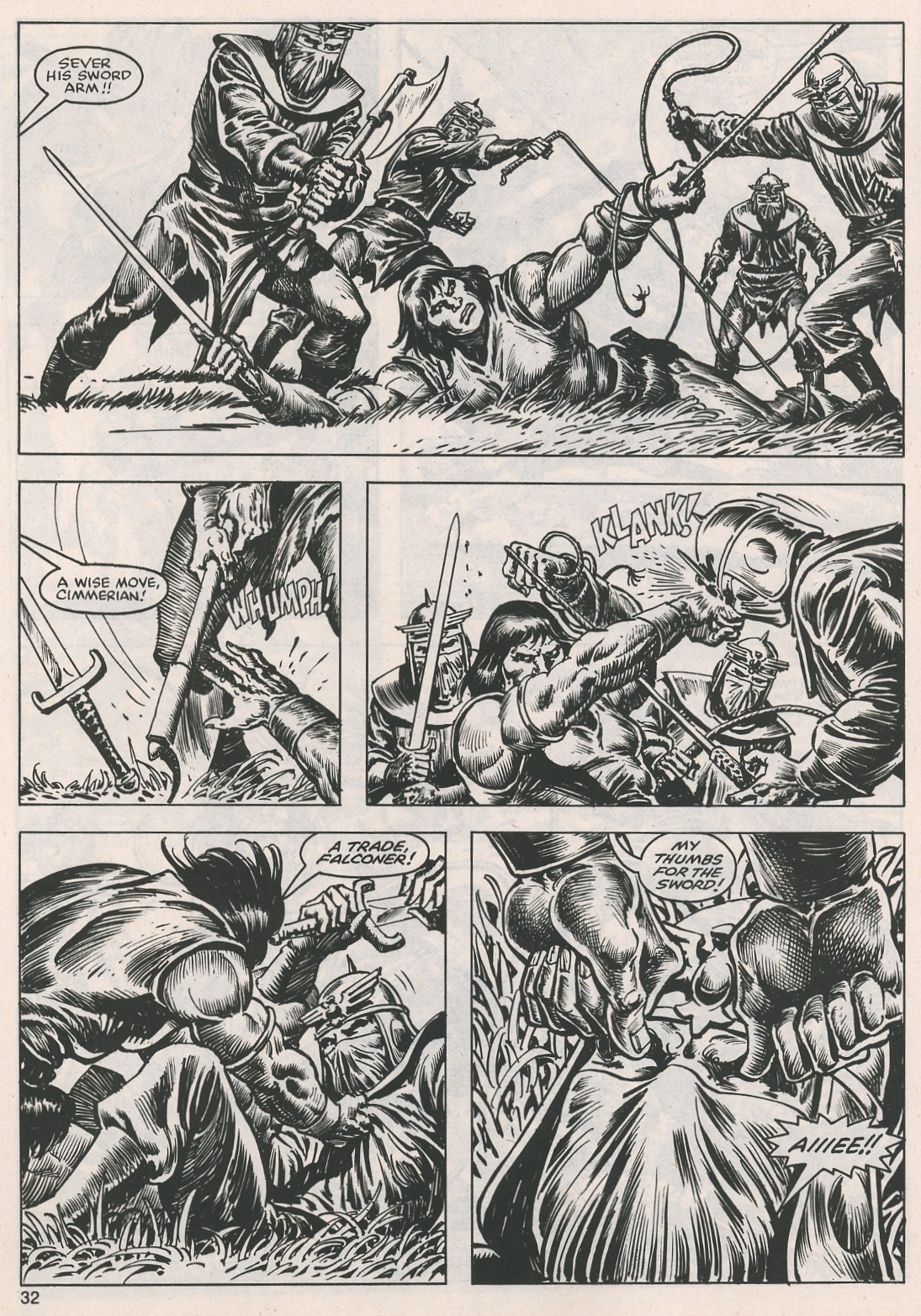 Read online The Savage Sword Of Conan comic -  Issue #116 - 32