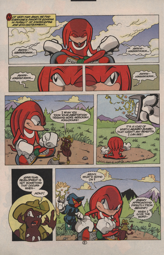 Read online Knuckles the Echidna comic -  Issue #4 - 10