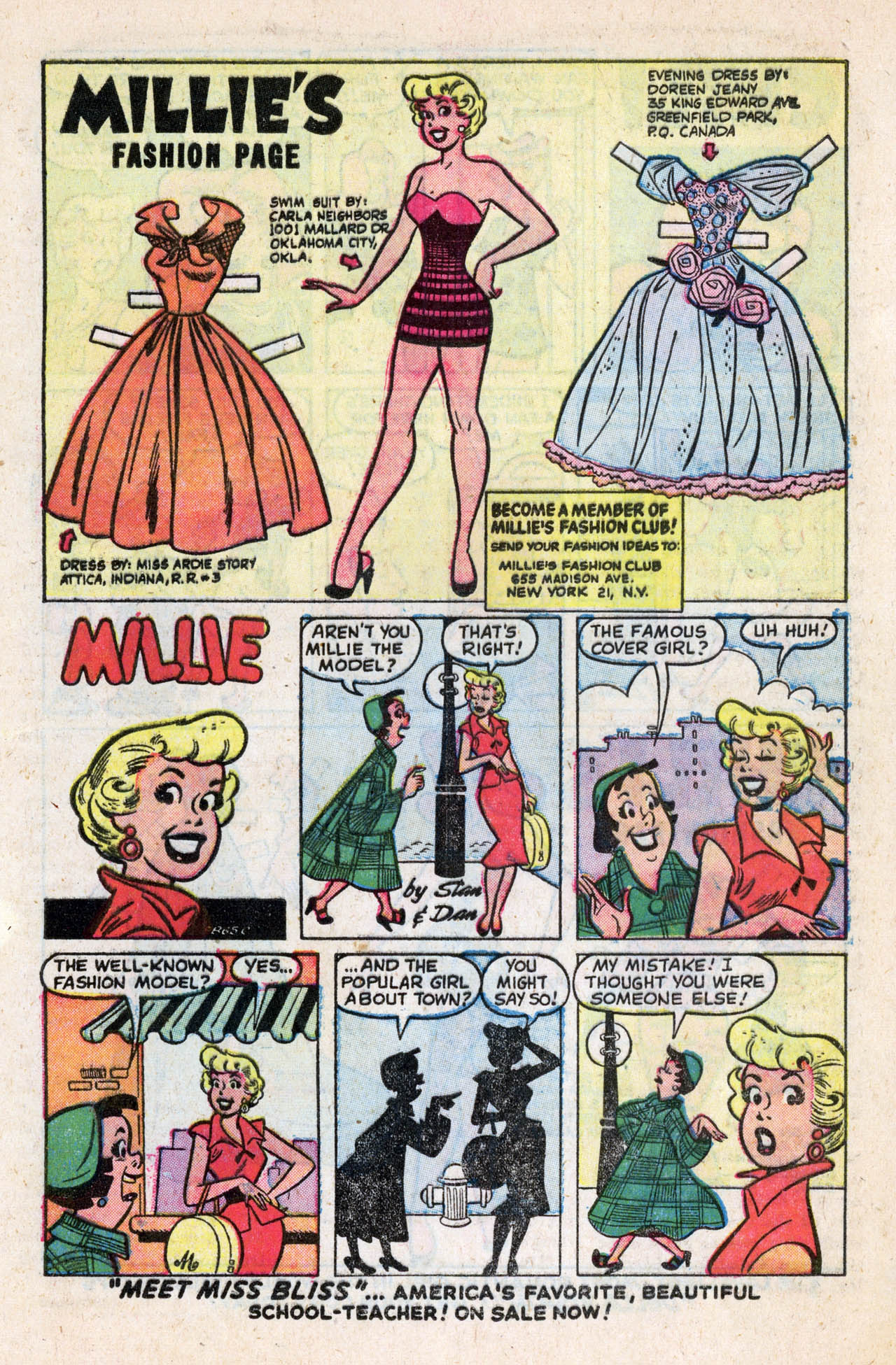 Read online Millie the Model comic -  Issue #60 - 17