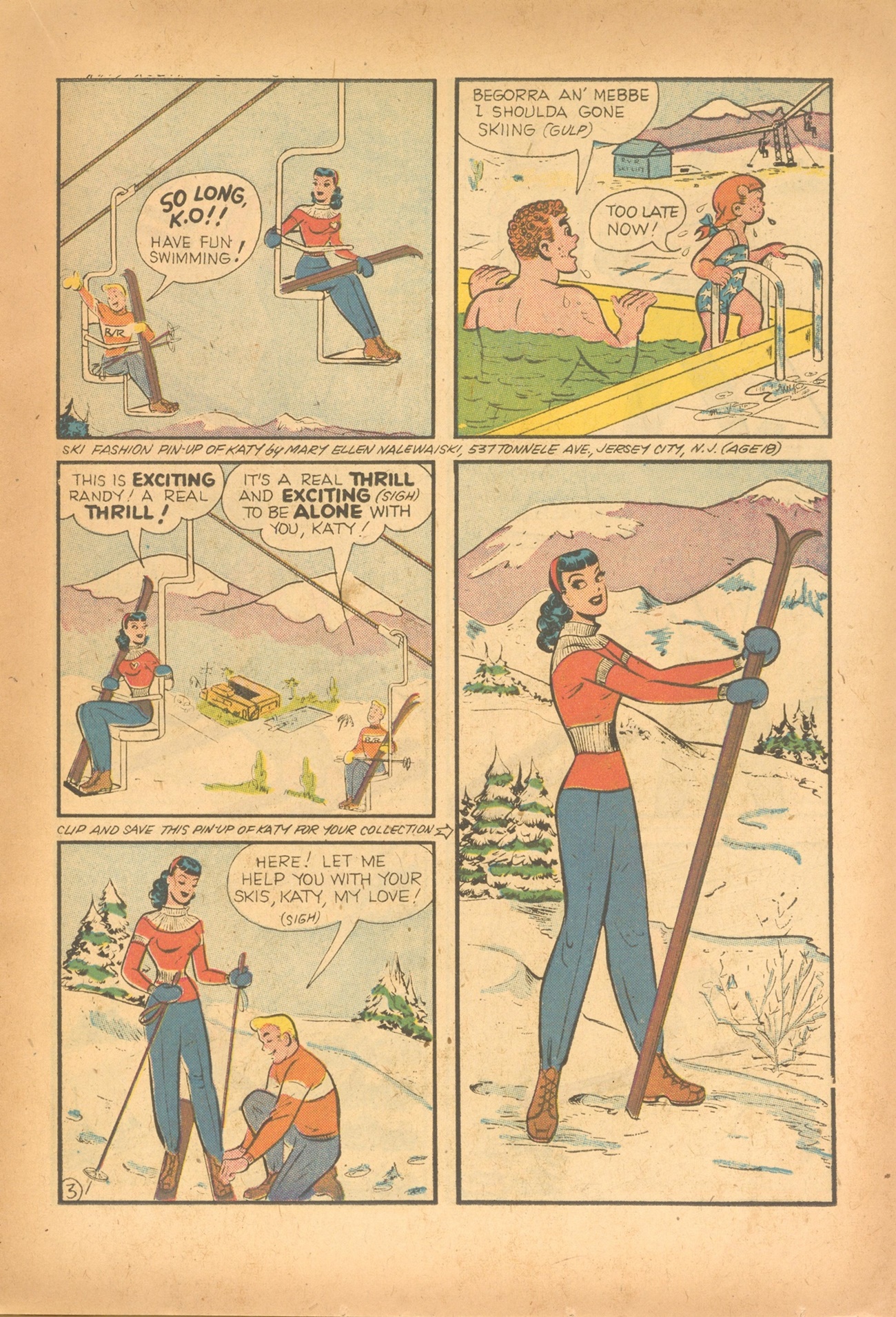 Read online Katy Keene (1949) comic -  Issue #32 - 15