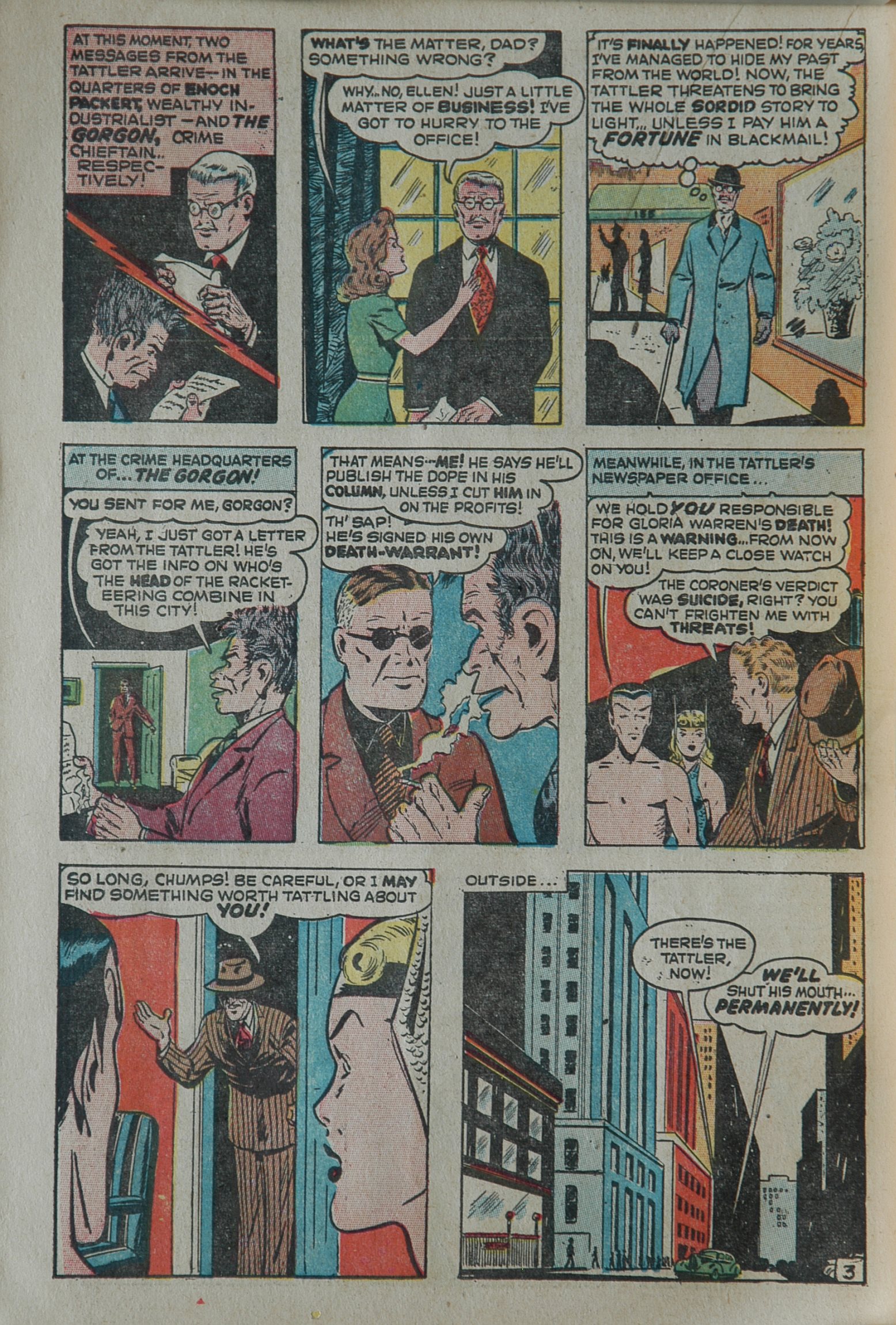 Read online Blonde Phantom Comics comic -  Issue #18 - 22