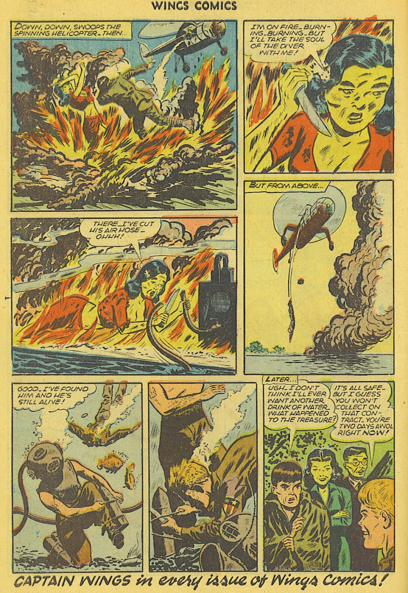 Read online Wings Comics comic -  Issue #67 - 12