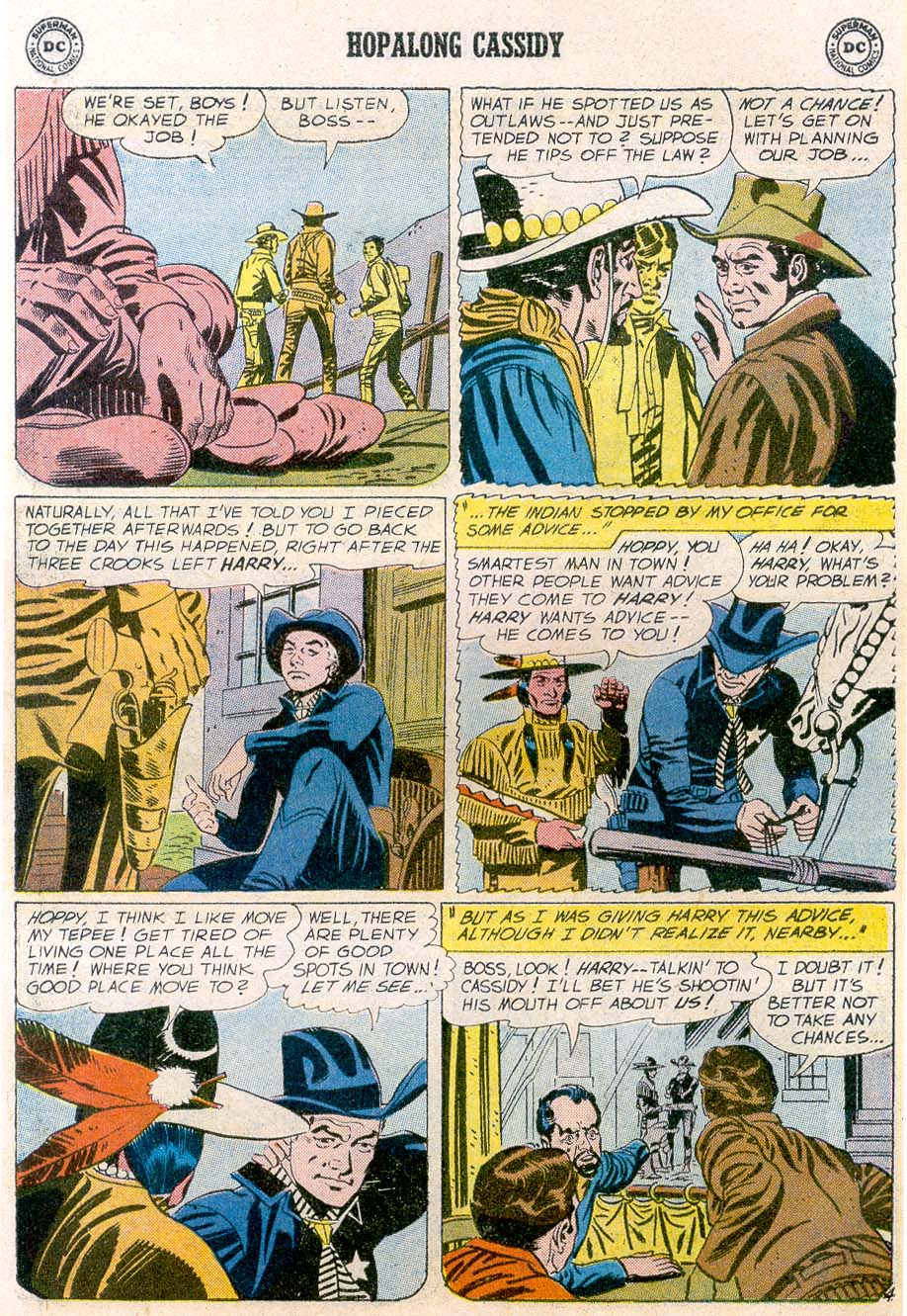 Read online Hopalong Cassidy comic -  Issue #129 - 6