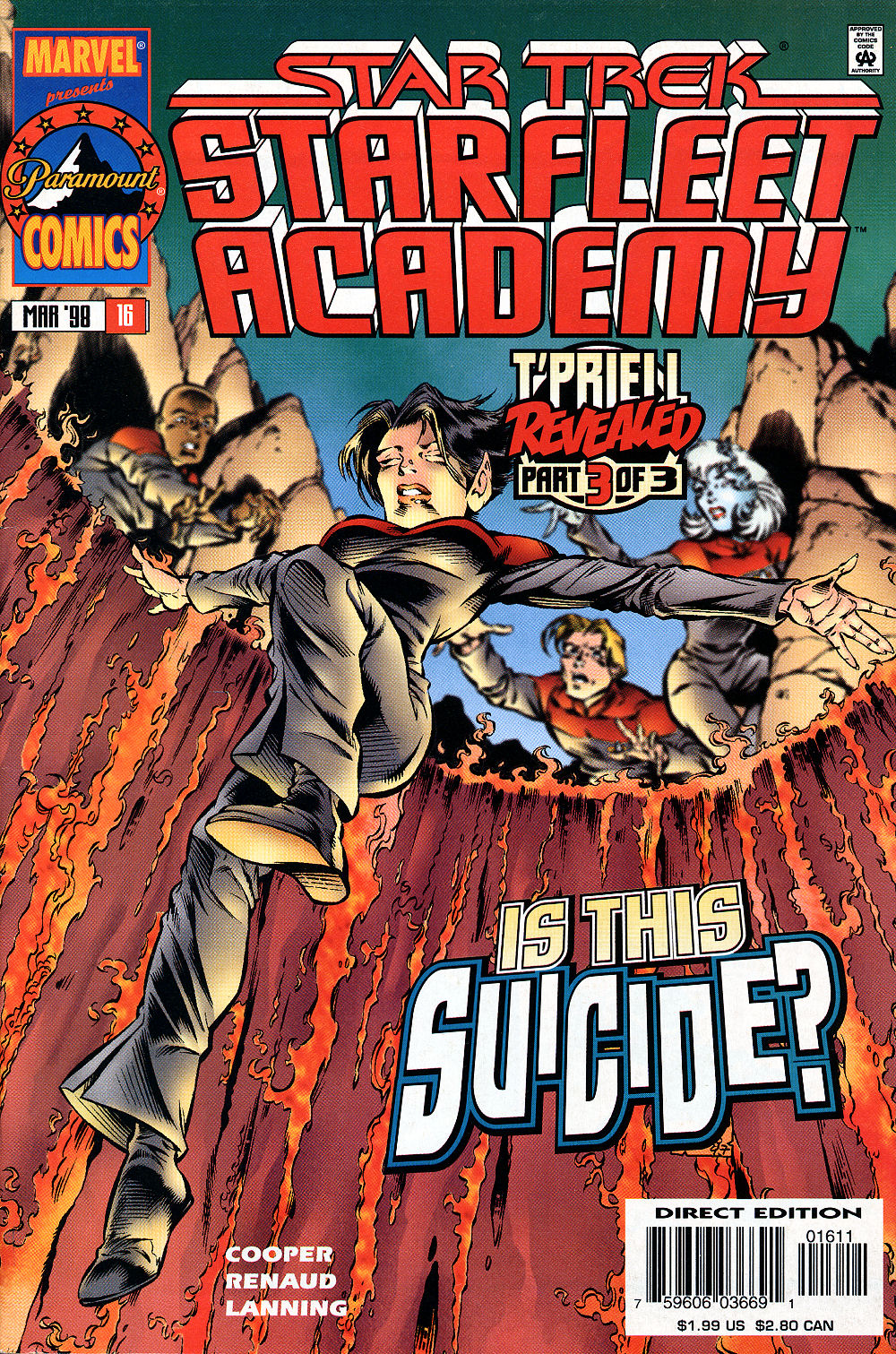 Read online Star Trek: Starfleet Academy (1996) comic -  Issue #16 - 1