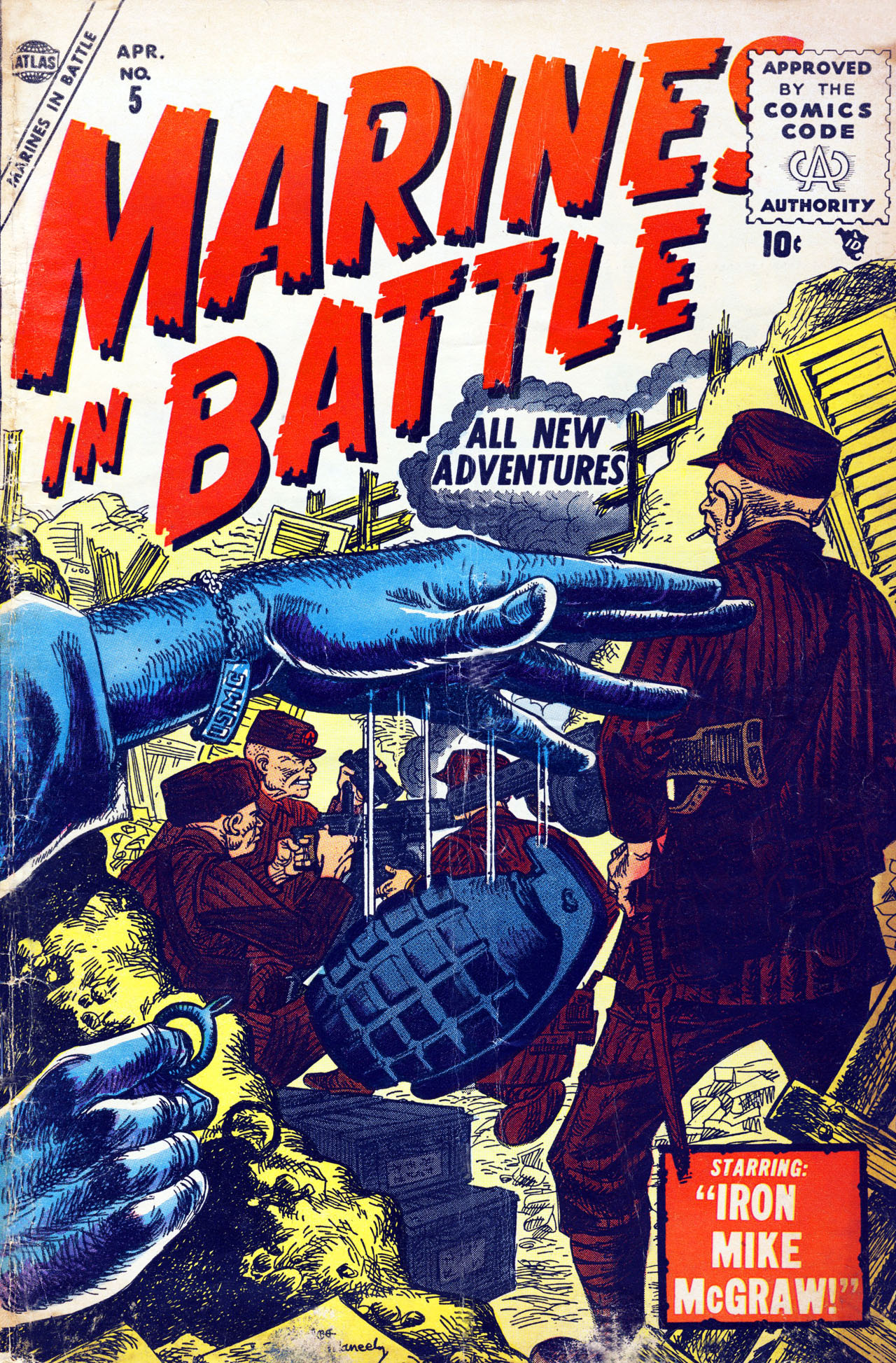 Read online Marines in Battle comic -  Issue #5 - 1