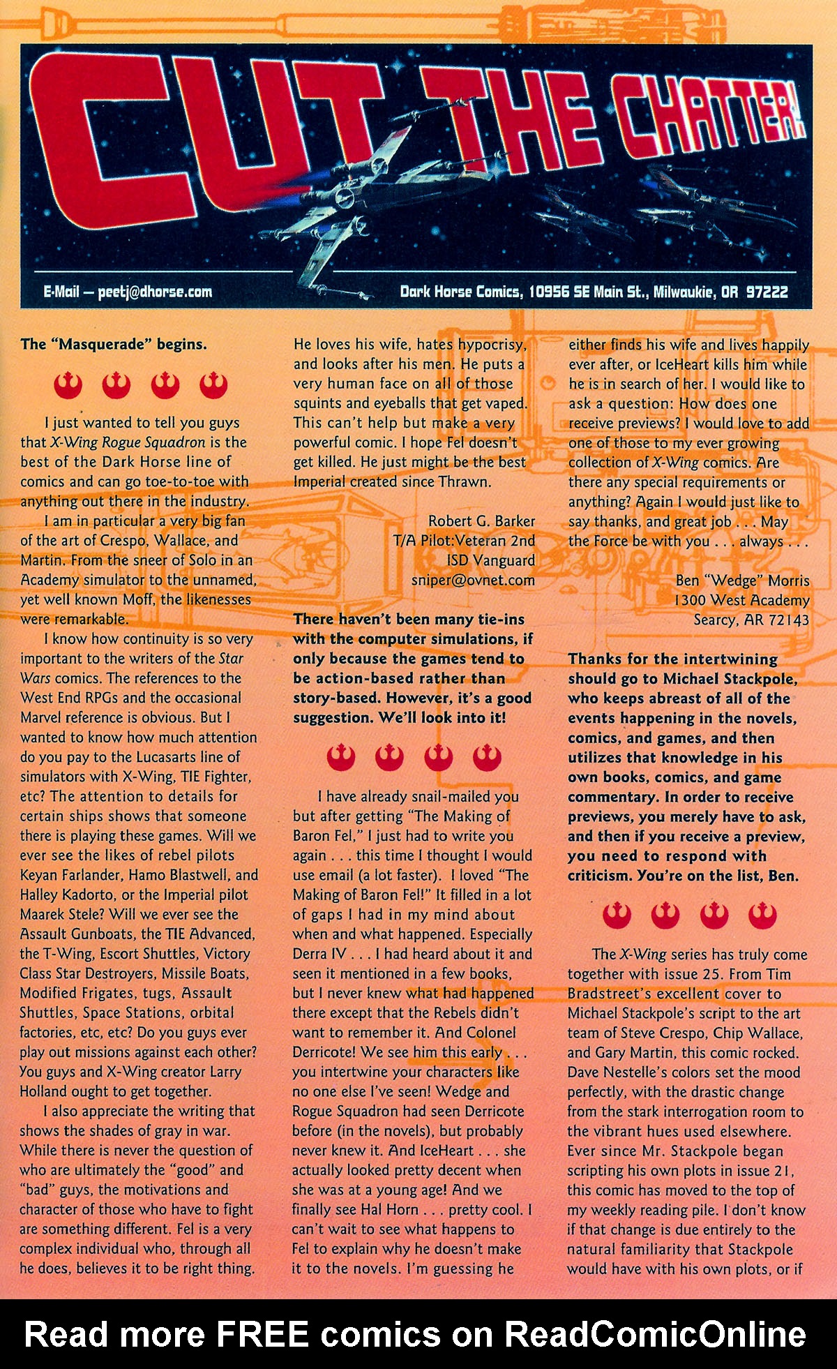 Read online Star Wars: X-Wing Rogue Squadron comic -  Issue #28 - 24