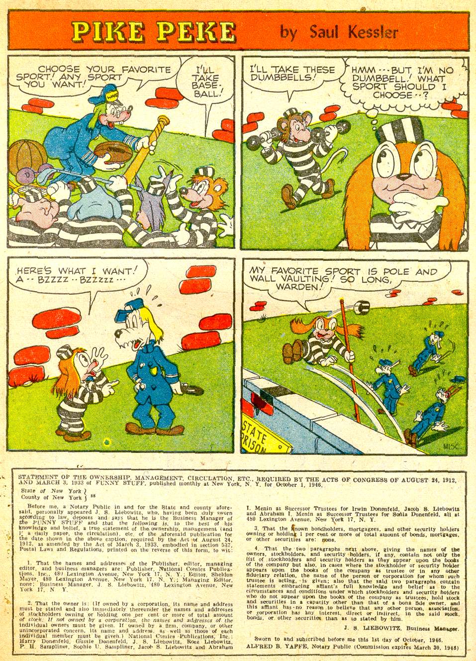 Read online Funny Stuff comic -  Issue #19 - 50