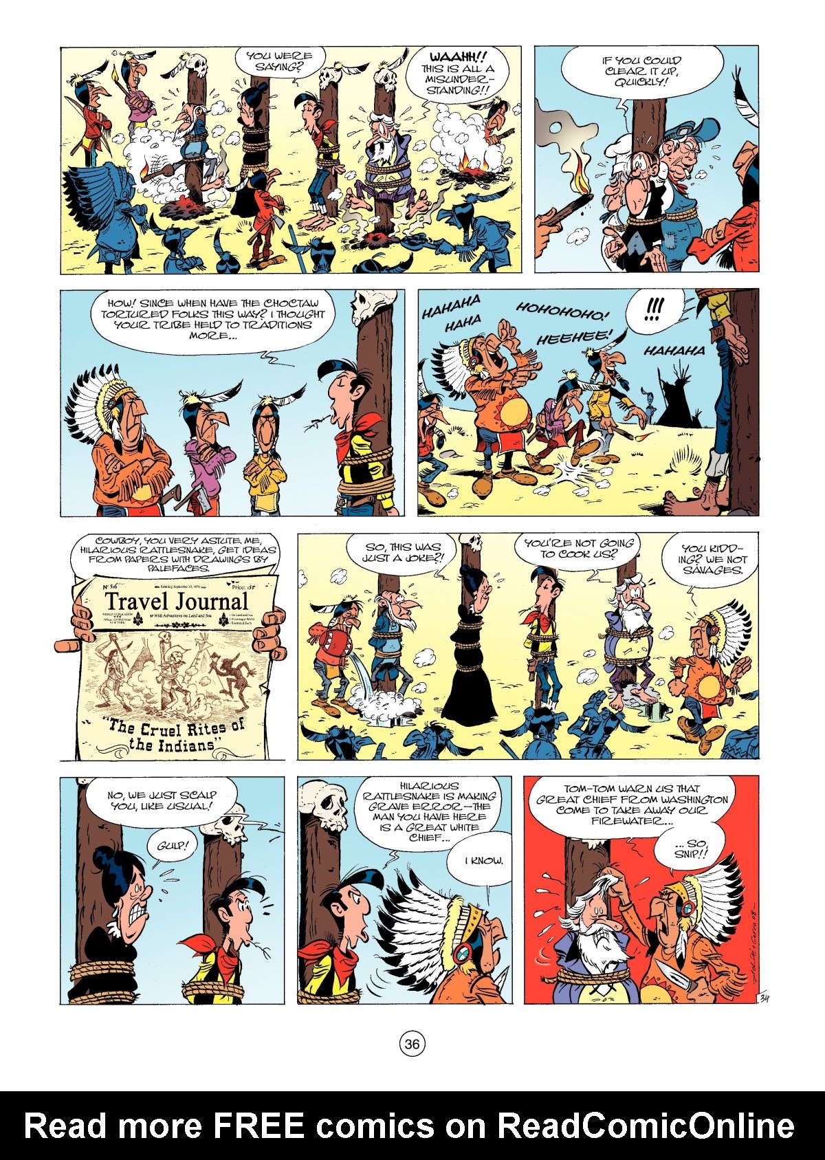 Read online A Lucky Luke Adventure comic -  Issue #39 - 36
