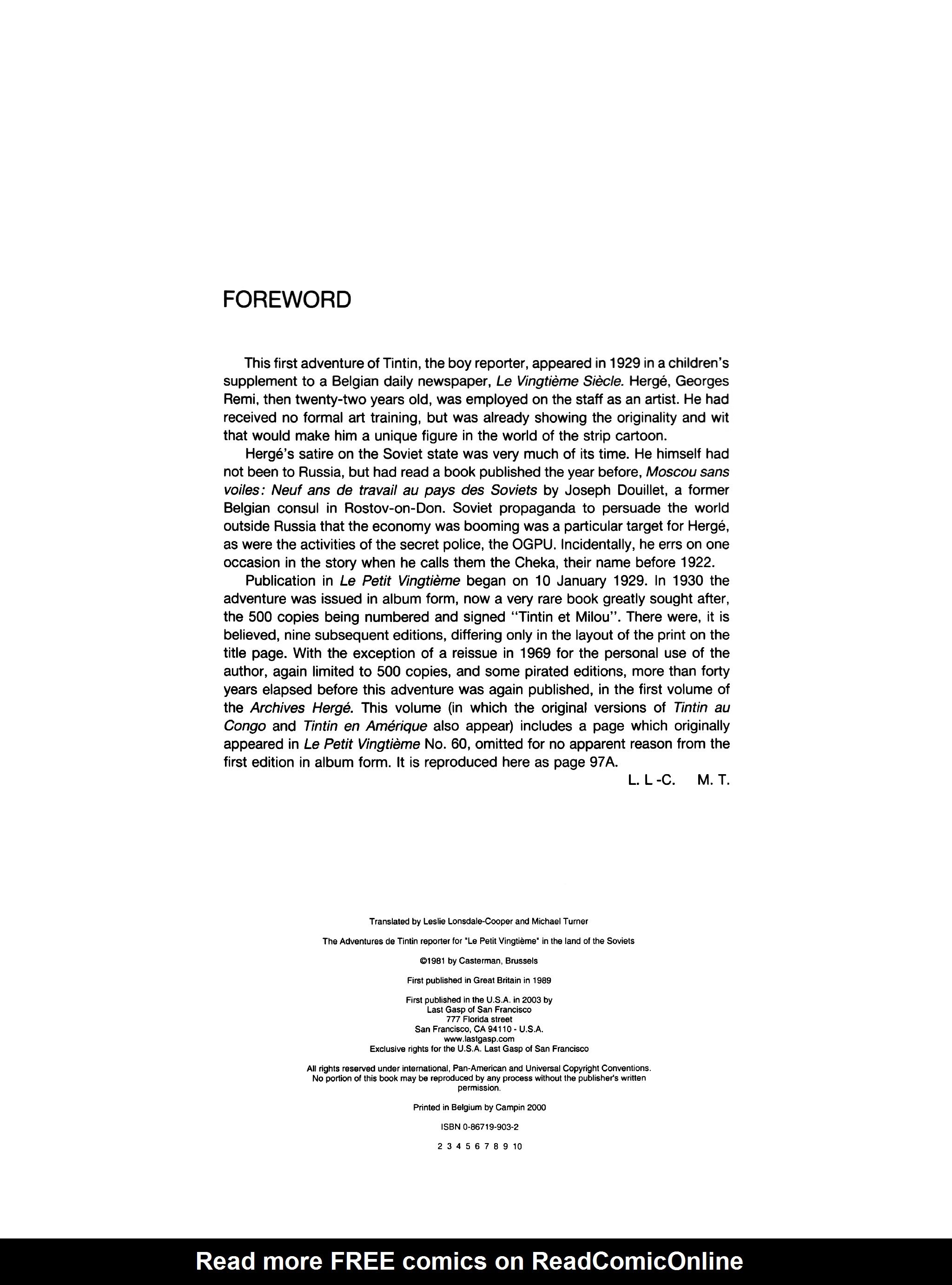 Read online The Adventures of Tintin comic -  Issue #1 - 2