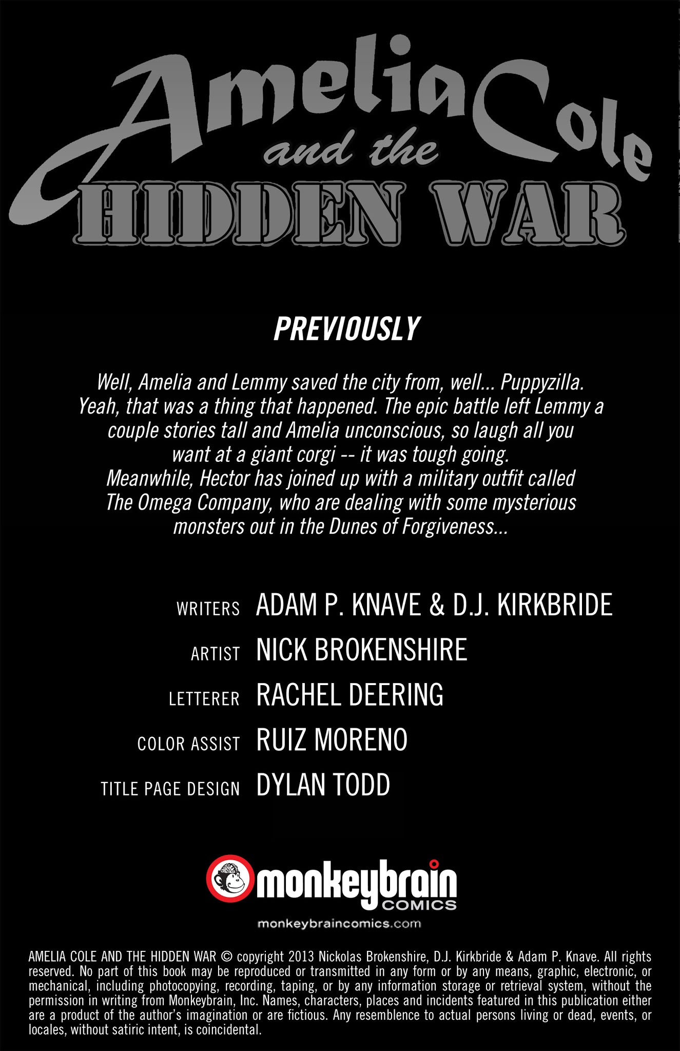 Read online Amelia Cole and the Hidden War comic -  Issue # TPB - 20