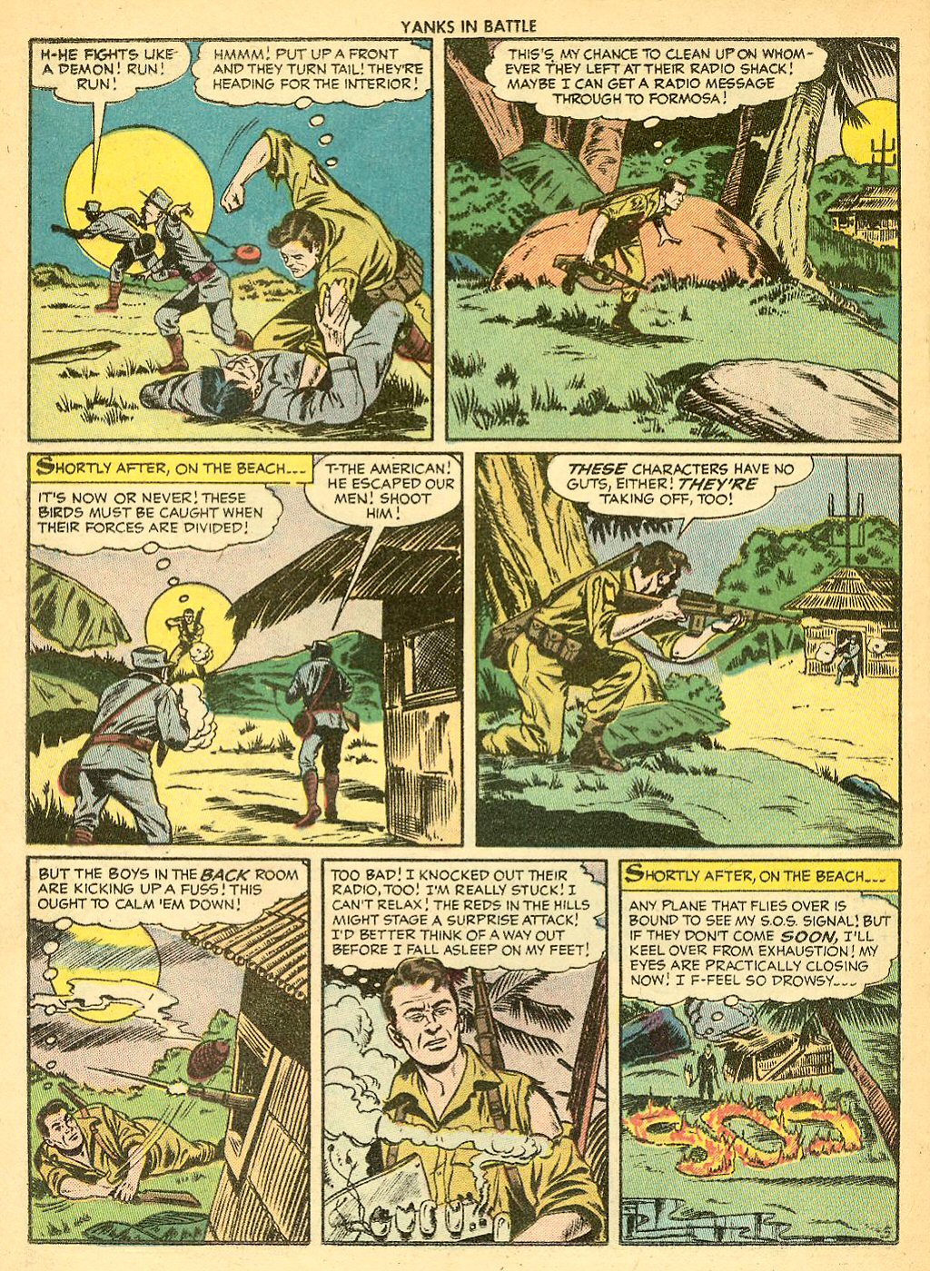 Read online Yanks In Battle comic -  Issue #2 - 22