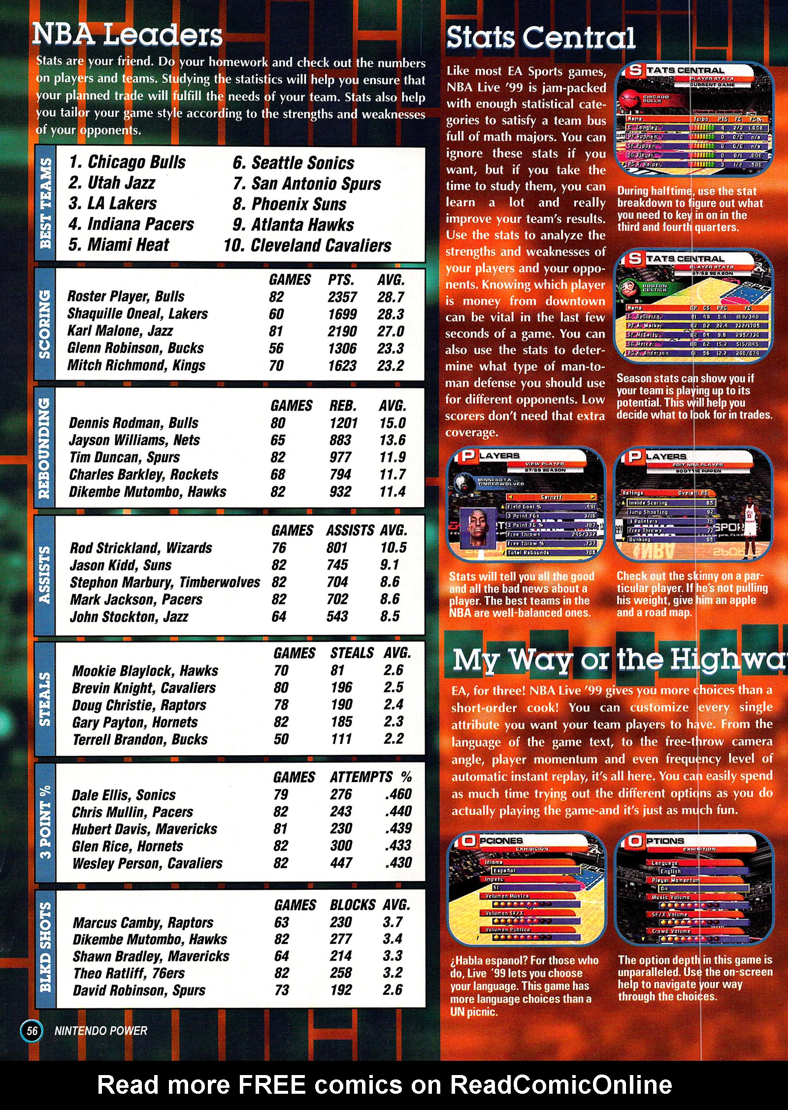 Read online Nintendo Power comic -  Issue #115 - 64