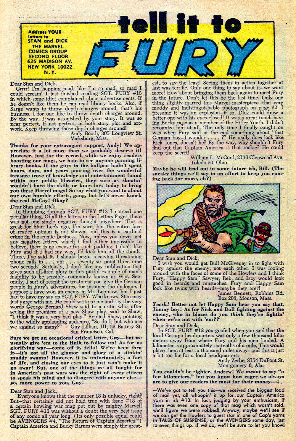 Read online Sgt. Fury comic -  Issue #16 - 32