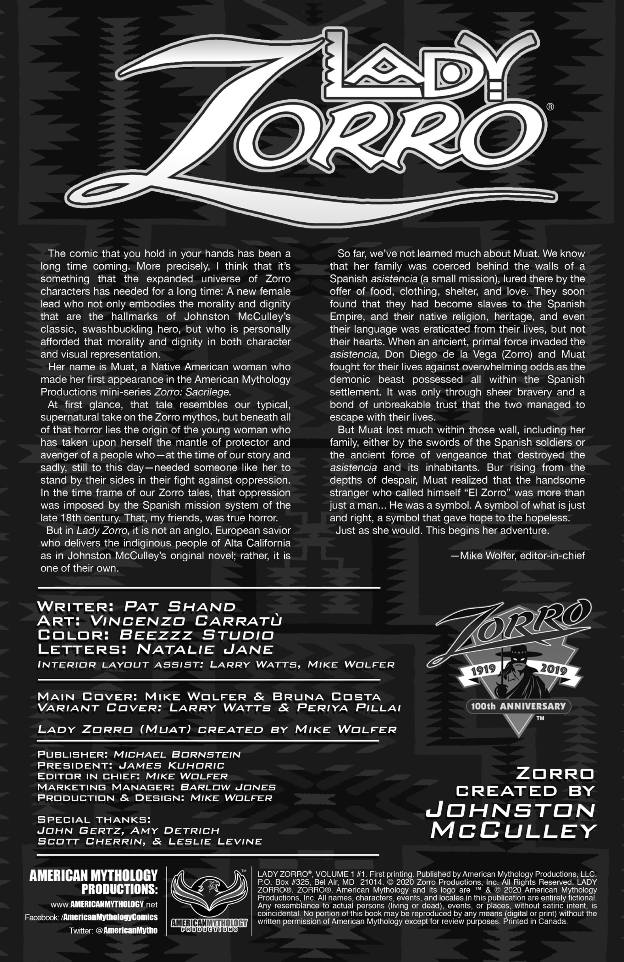 Read online Lady Zorro (2020) comic -  Issue #1 - 2