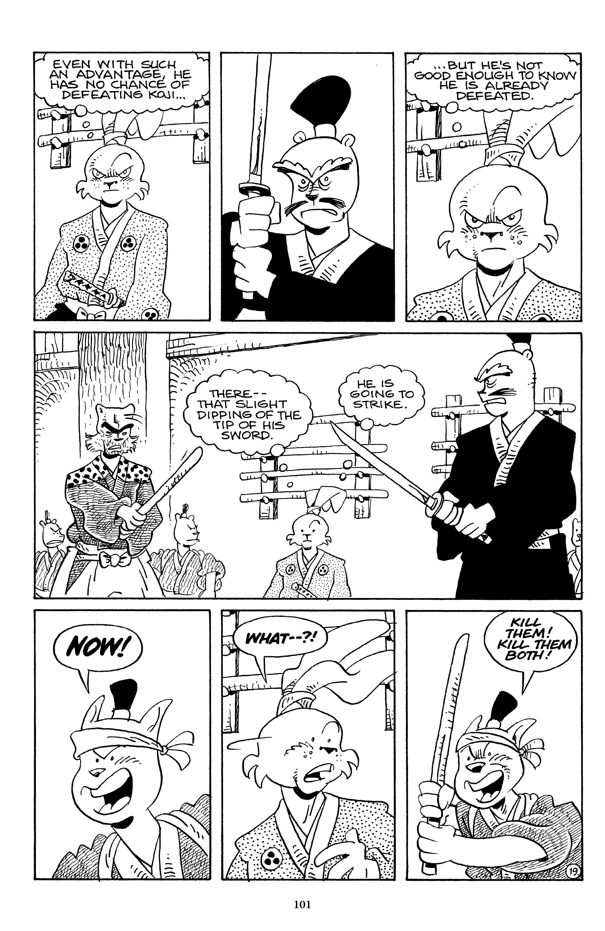Read online The Usagi Yojimbo Saga comic -  Issue # TPB 4 - 100