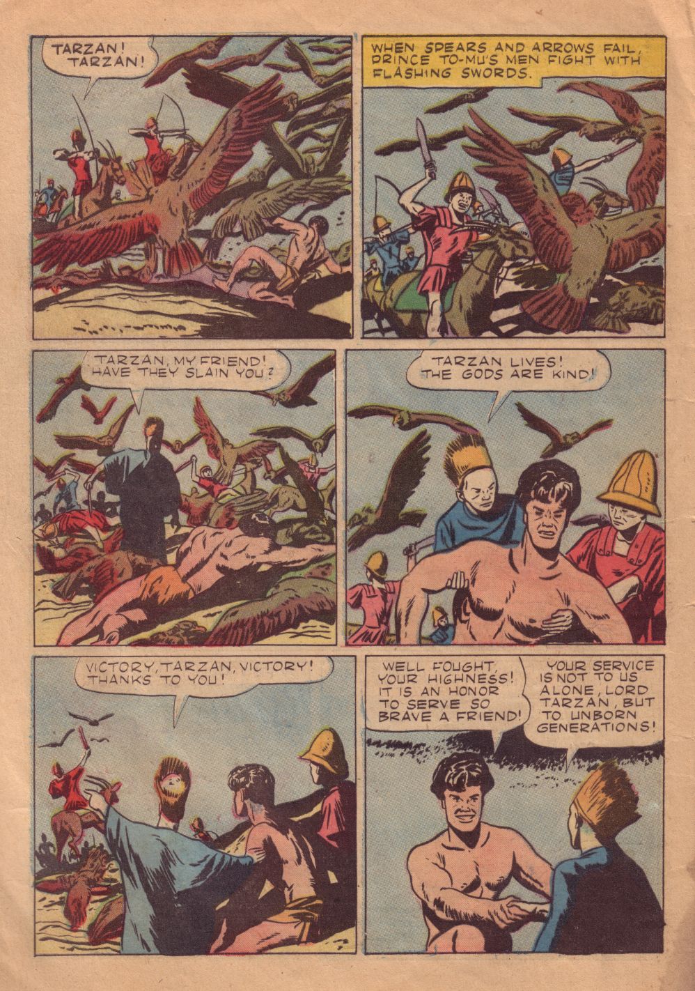 Read online Tarzan (1948) comic -  Issue #8 - 30