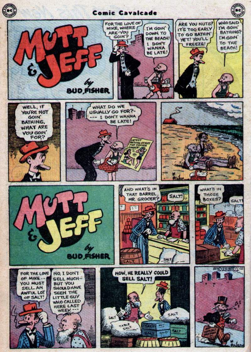 Read online Comic Cavalcade comic -  Issue #28 - 28