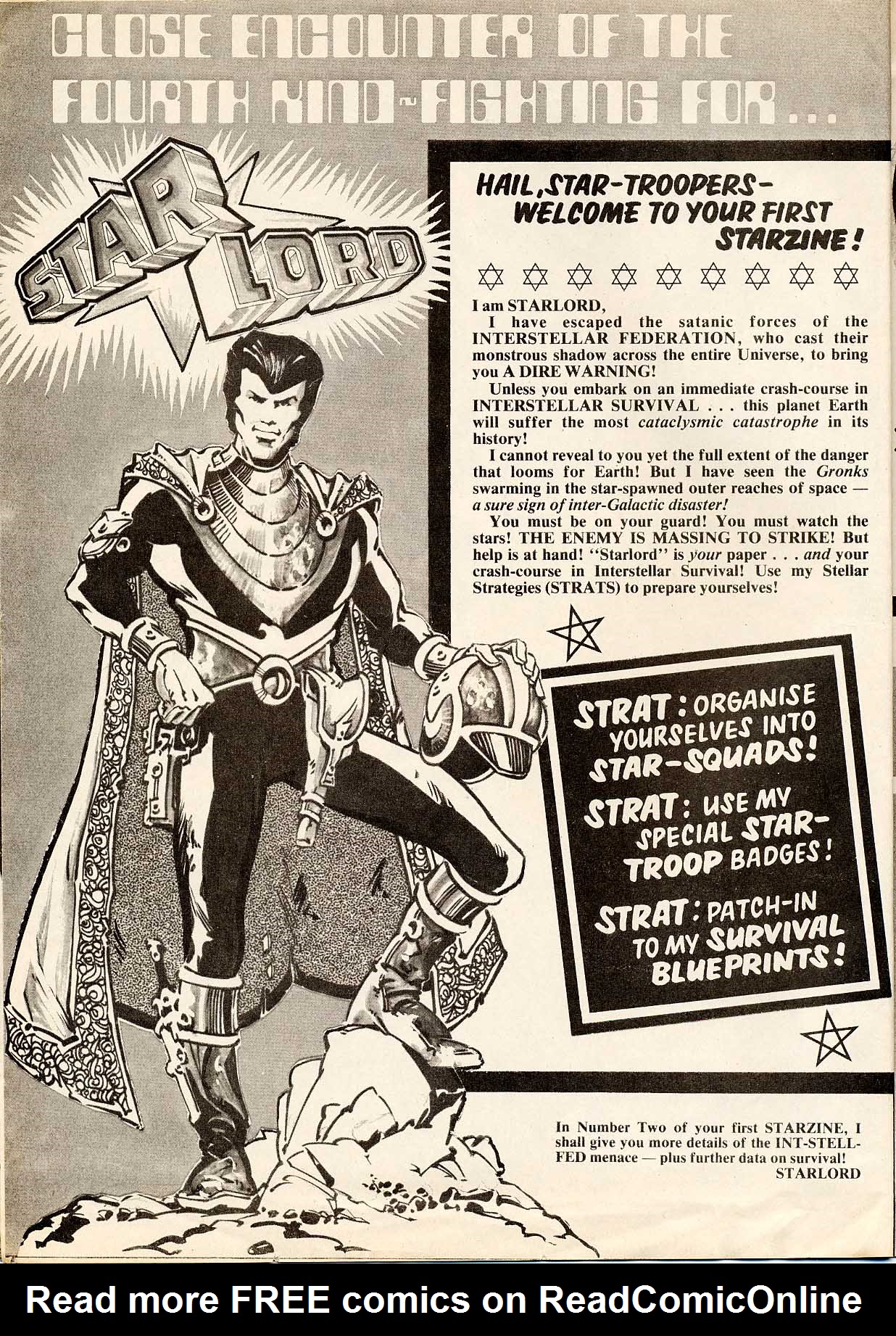 Read online Starlord comic -  Issue #1 - 14