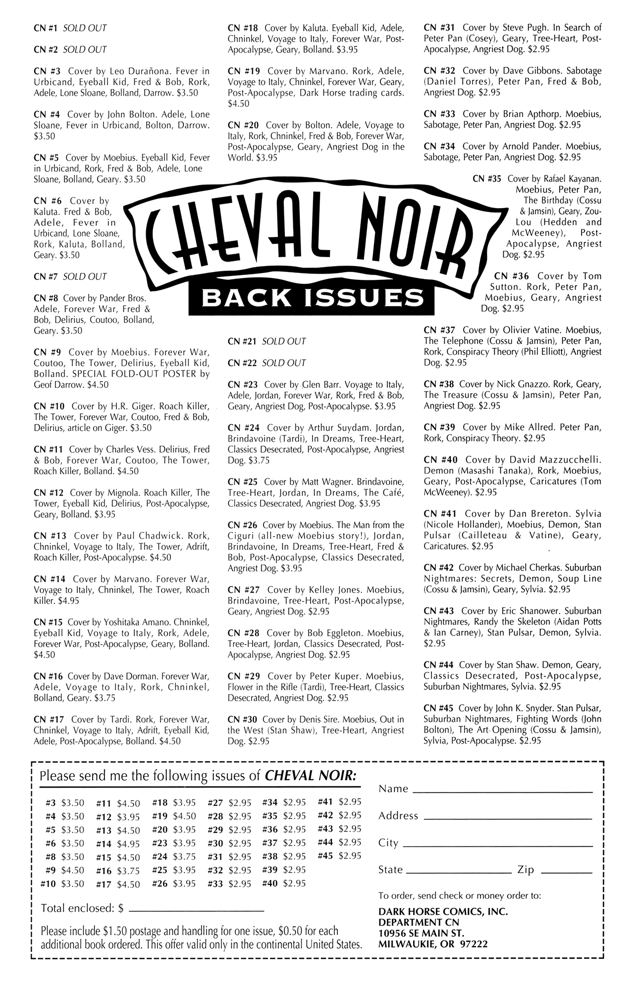Read online Cheval Noir comic -  Issue #45 - 35