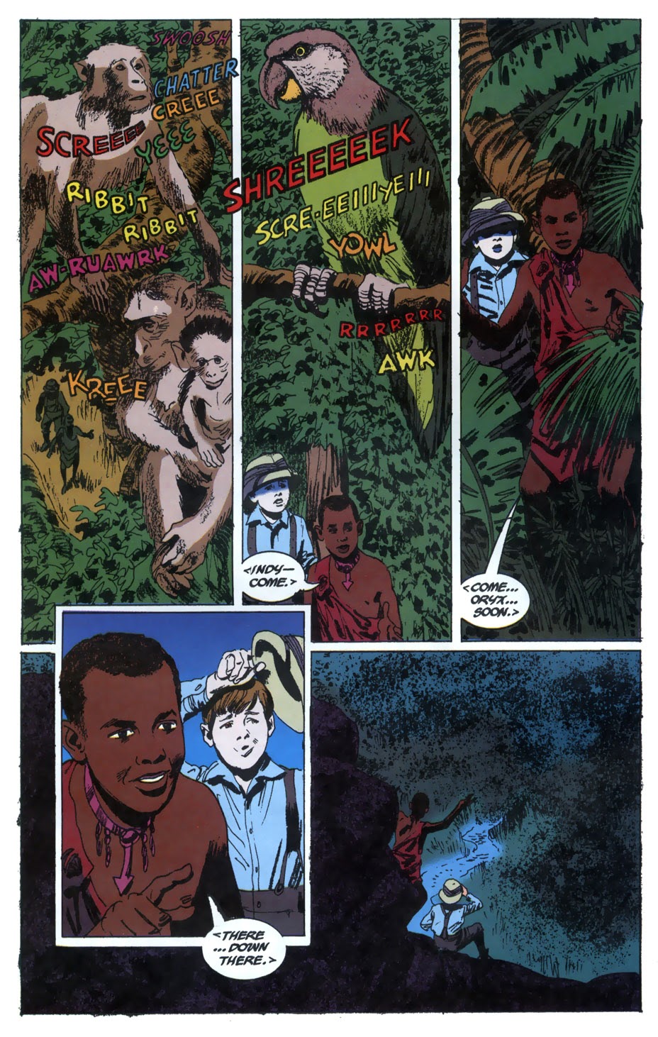 Read online Young Indiana Jones Chronicles comic -  Issue #4 - 14