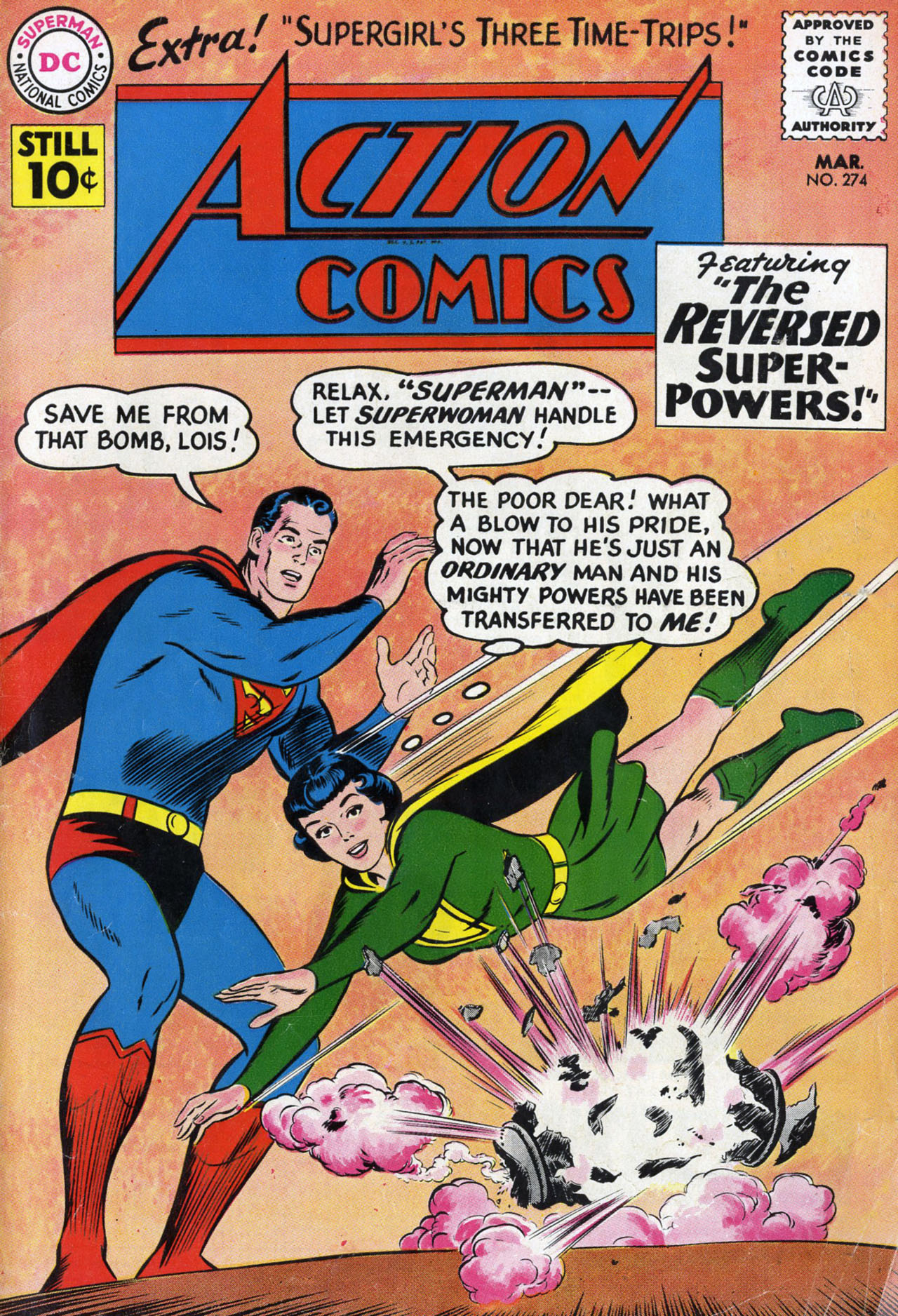 Read online Action Comics (1938) comic -  Issue #274 - 1