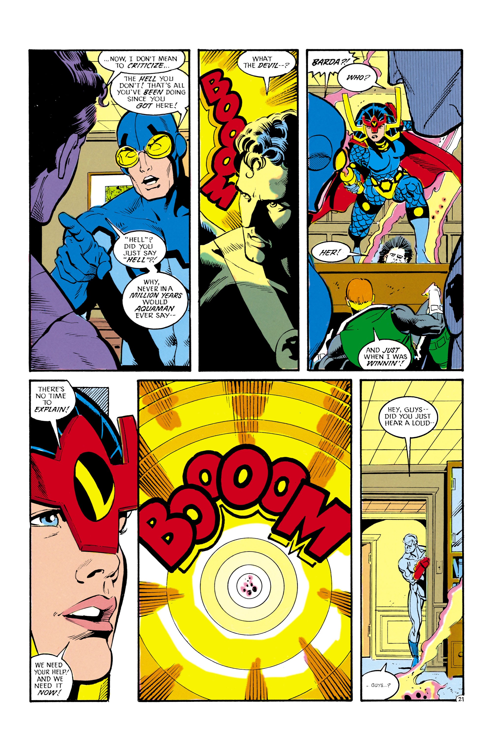 Read online Justice League International (1987) comic -  Issue #20 - 22