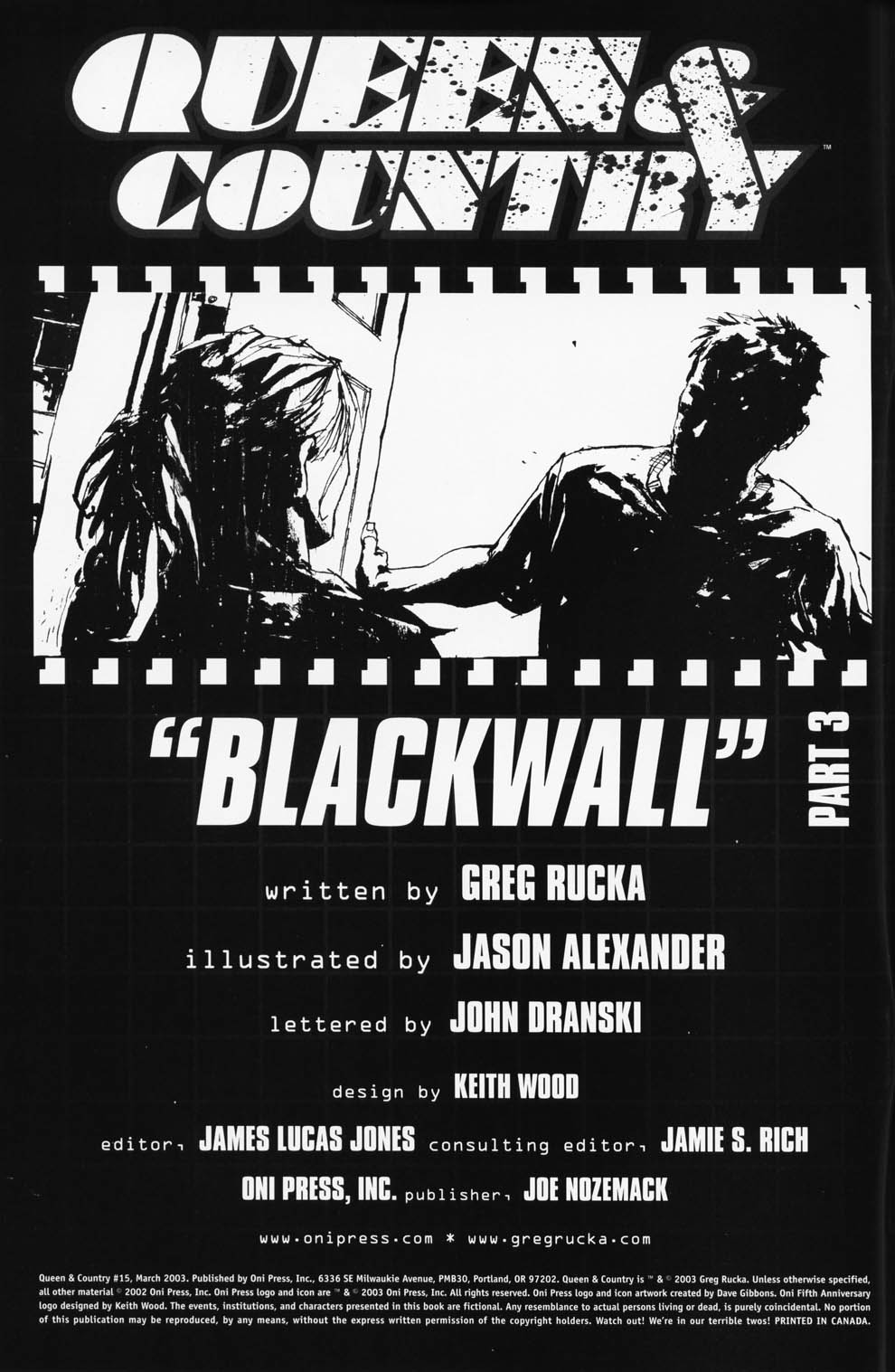 Read online Queen & Country comic -  Issue #15 - 4