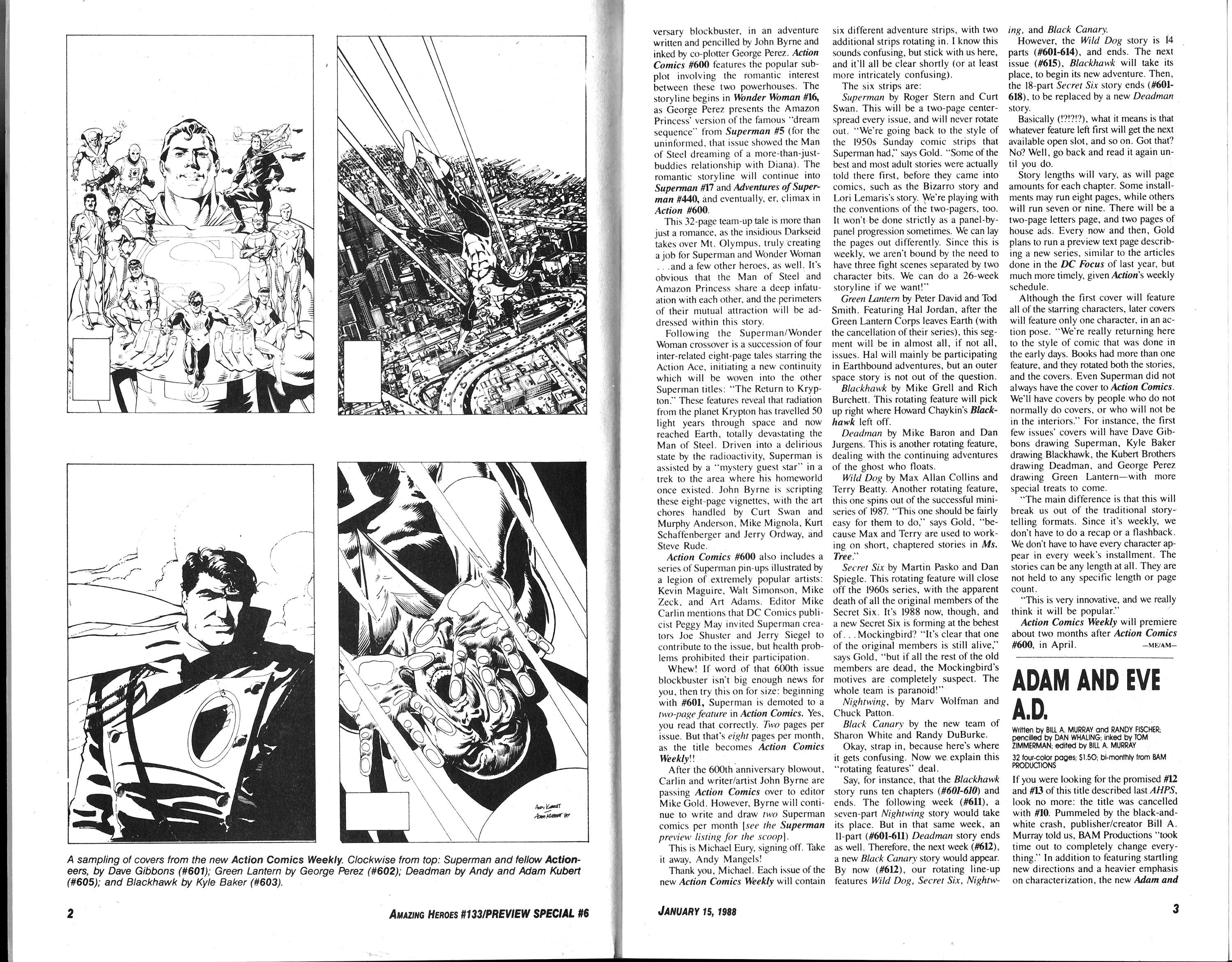 Read online Amazing Heroes comic -  Issue #133 - 3