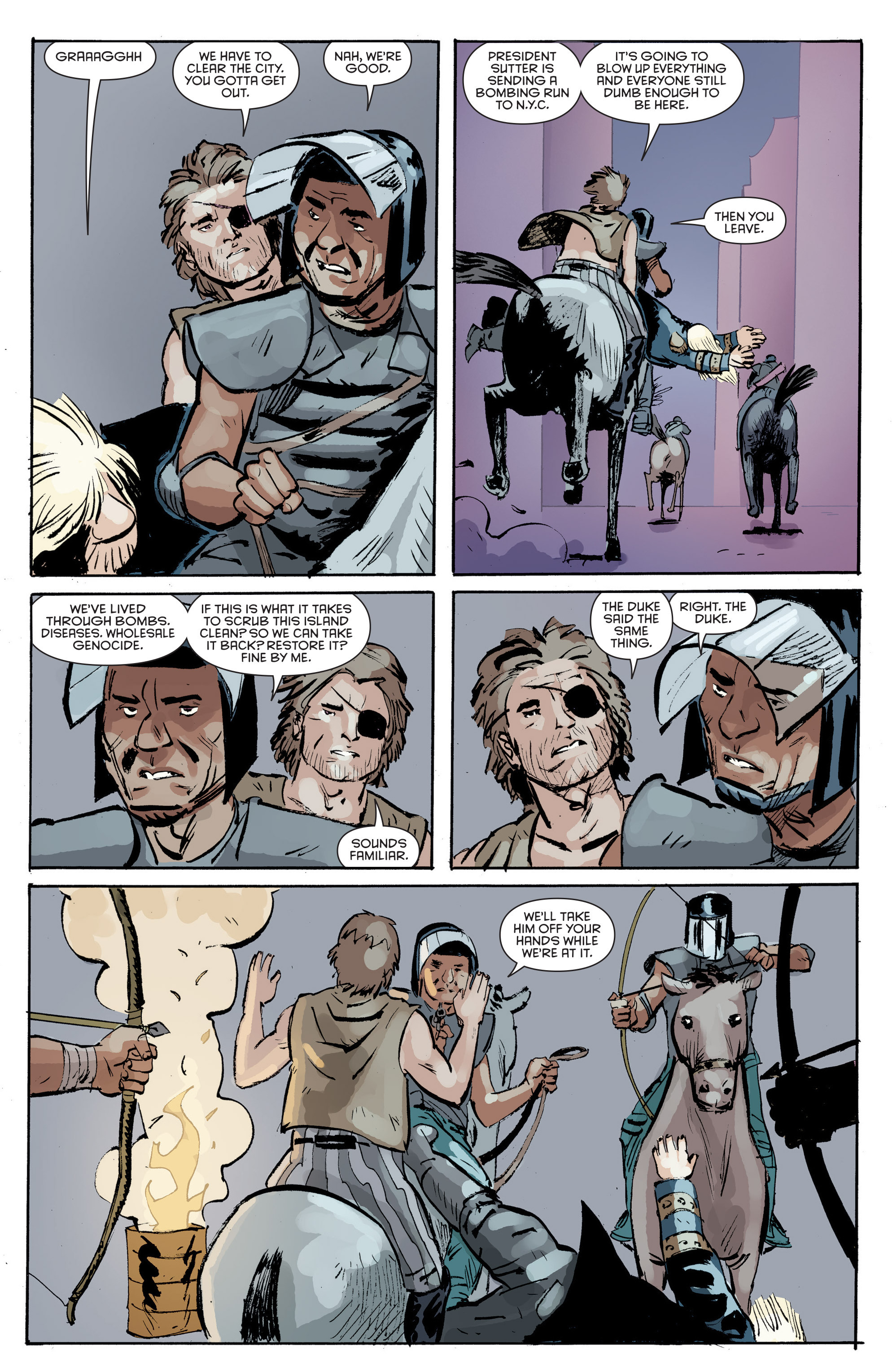 Read online Escape from New York comic -  Issue #11 - 21