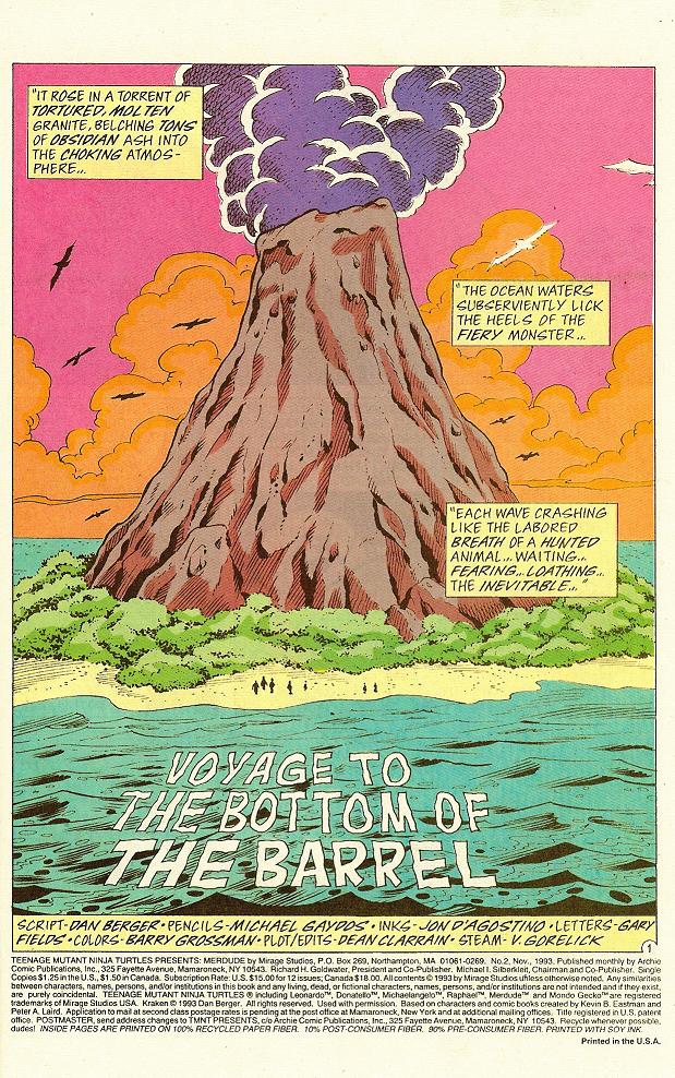 Read online Teenage Mutant Ninja Turtles Presents: Merdude comic -  Issue #2 - 2