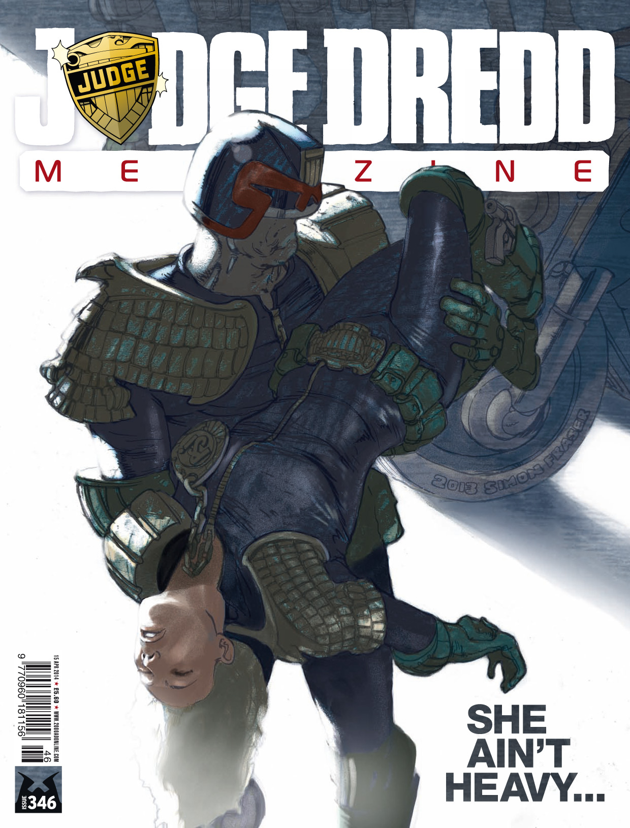 Read online Judge Dredd Megazine (Vol. 5) comic -  Issue #346 - 1
