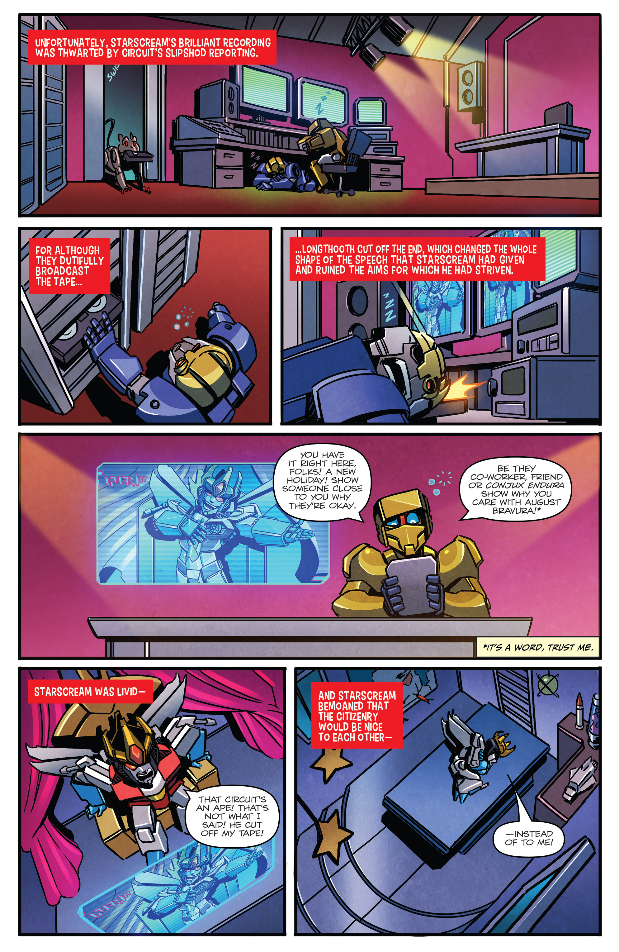 Read online Transformers: Holiday Special comic -  Issue # Full - 7