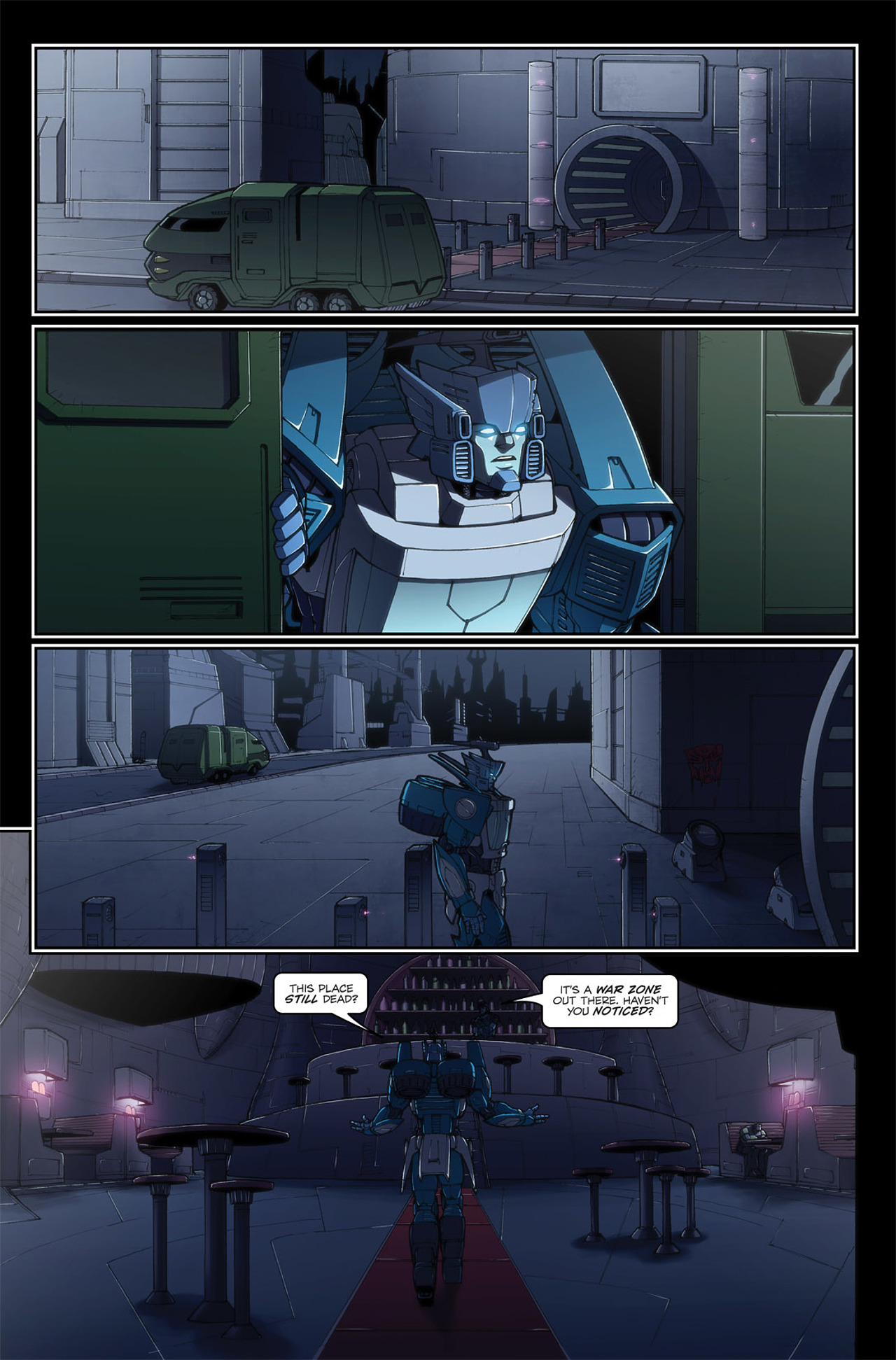 Read online Transformers Spotlight: Blurr comic -  Issue # Full - 14