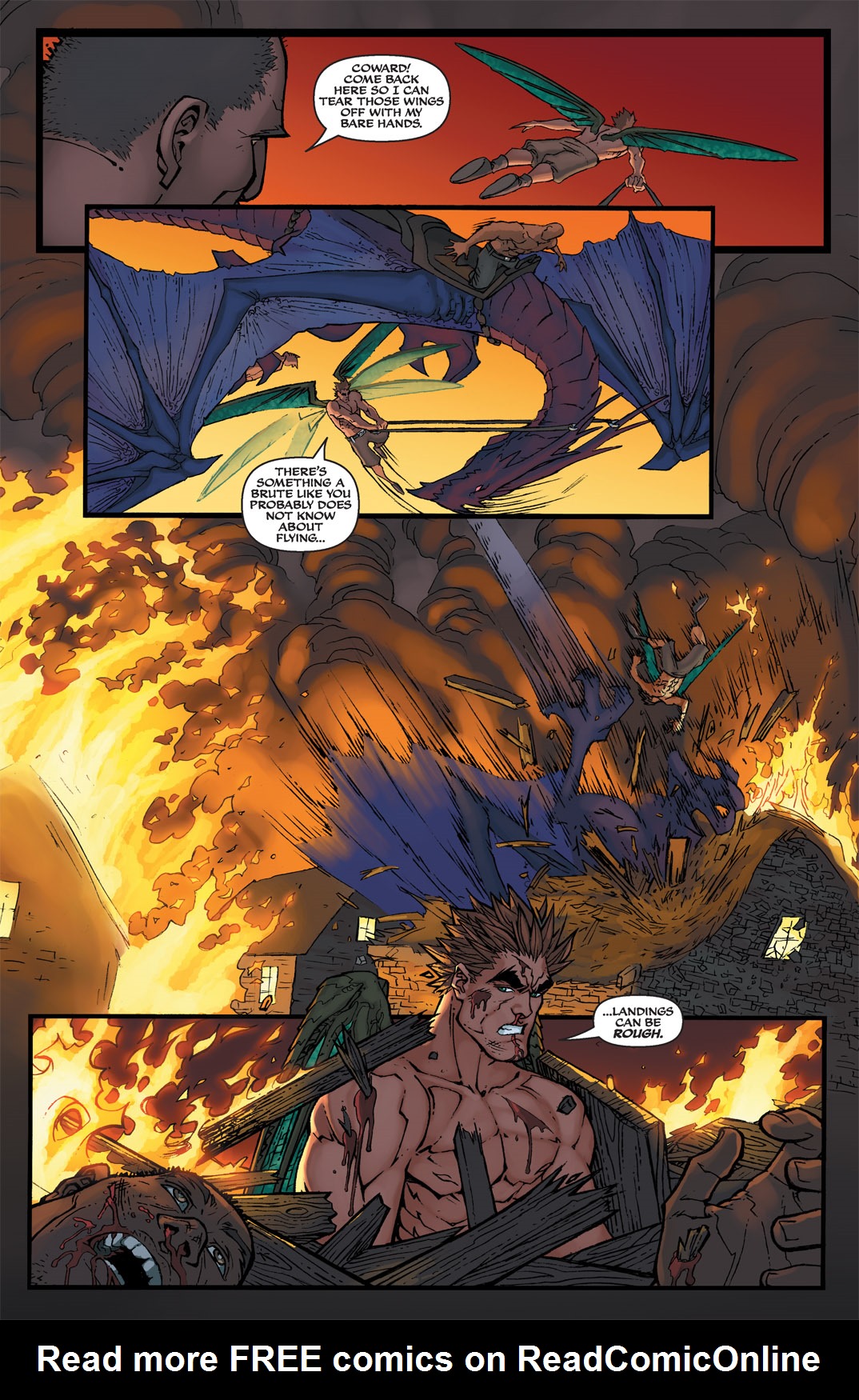 Read online Michael Turner's Soulfire: Dying Of The Light comic -  Issue #5 - 8
