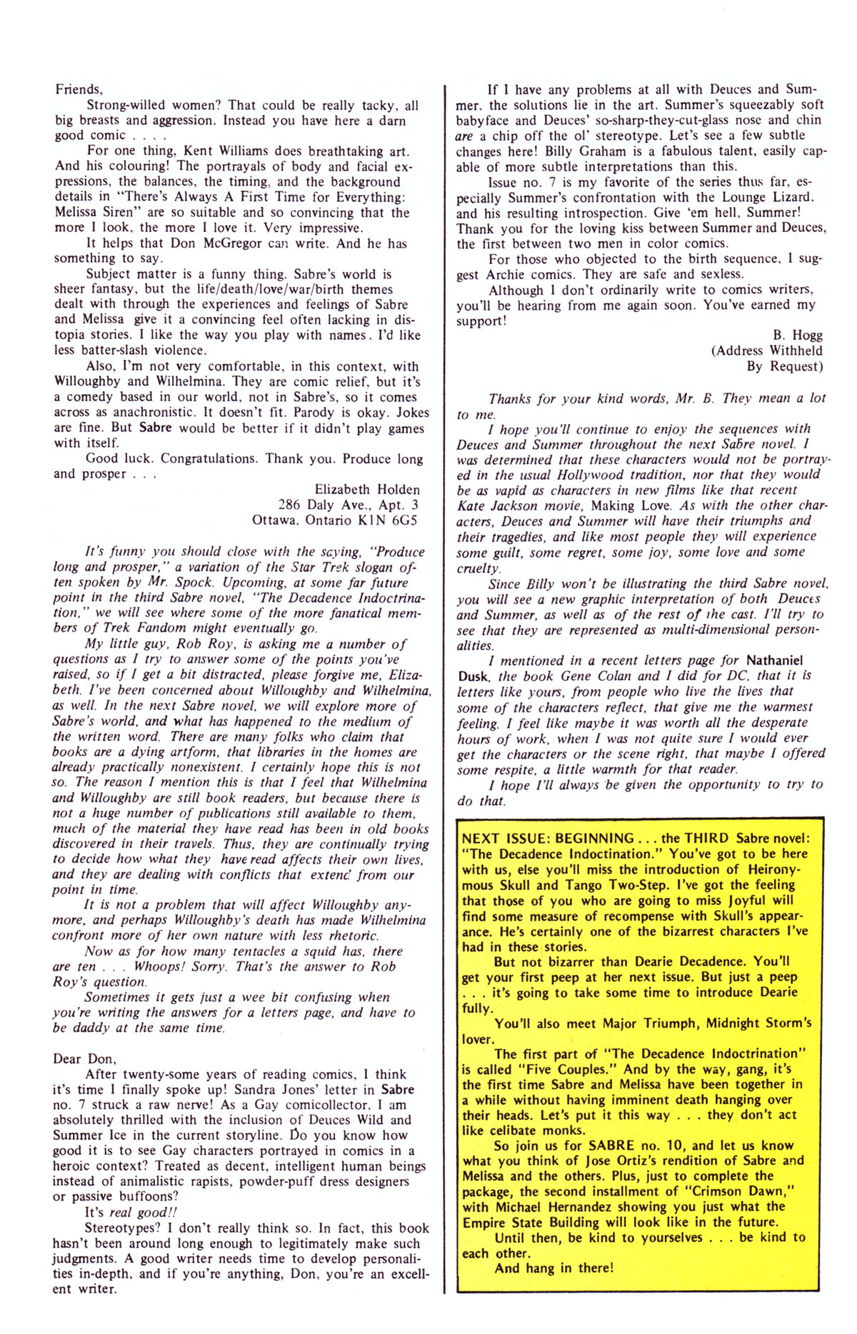 Read online Sabre comic -  Issue #9 - 24