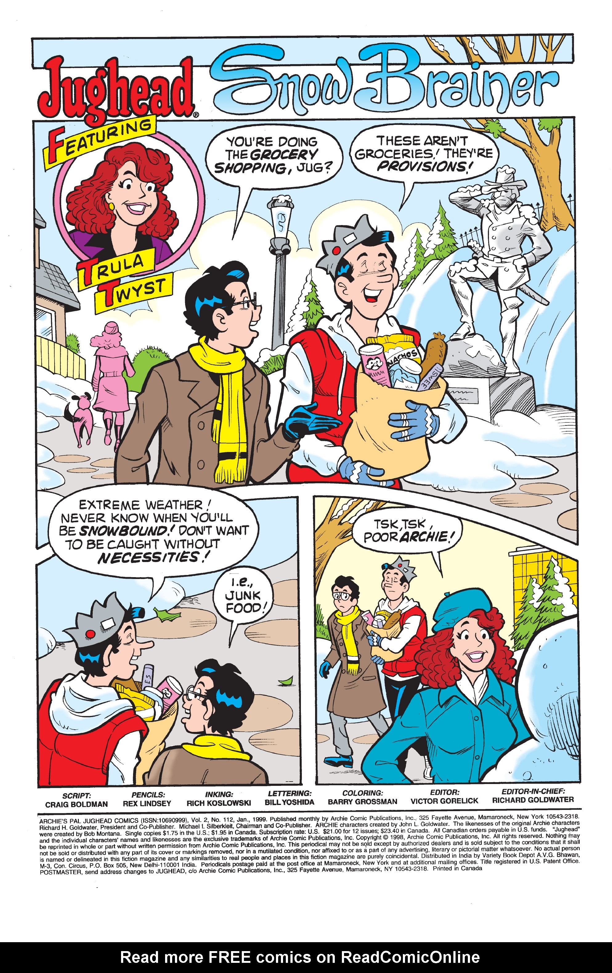 Read online Archie's Pal Jughead comic -  Issue #112 - 2