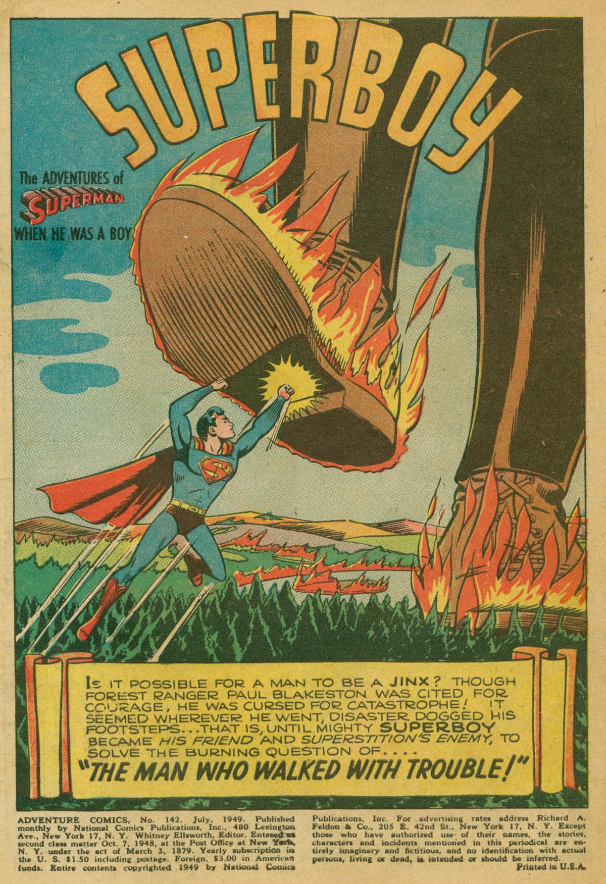 Read online Adventure Comics (1938) comic -  Issue #142 - 2