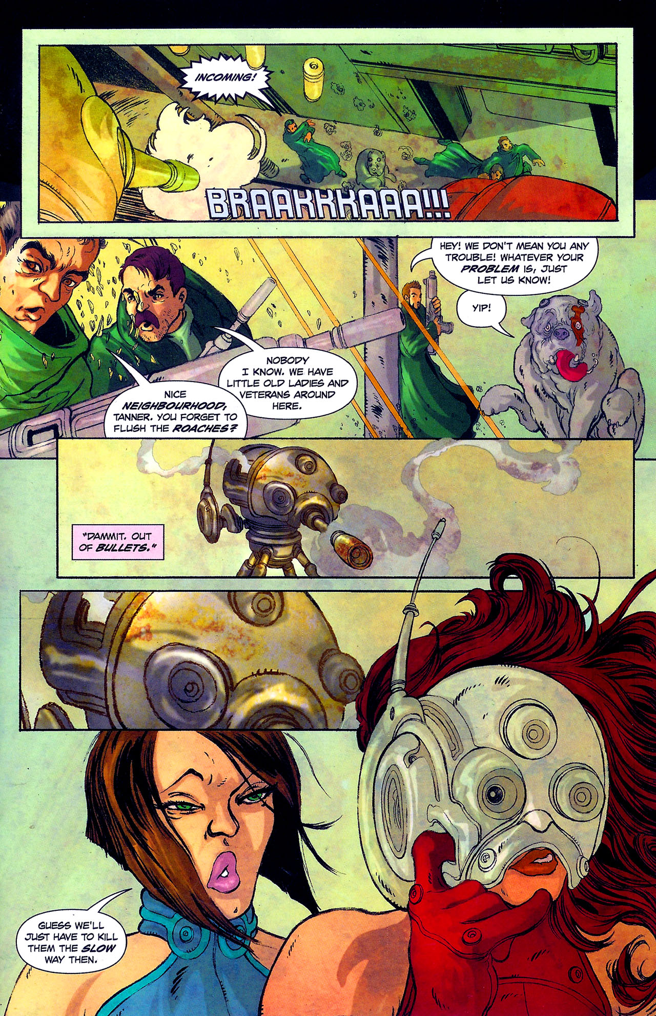 Read online Starship Troopers: Damaged Justice comic -  Issue #2 - 7